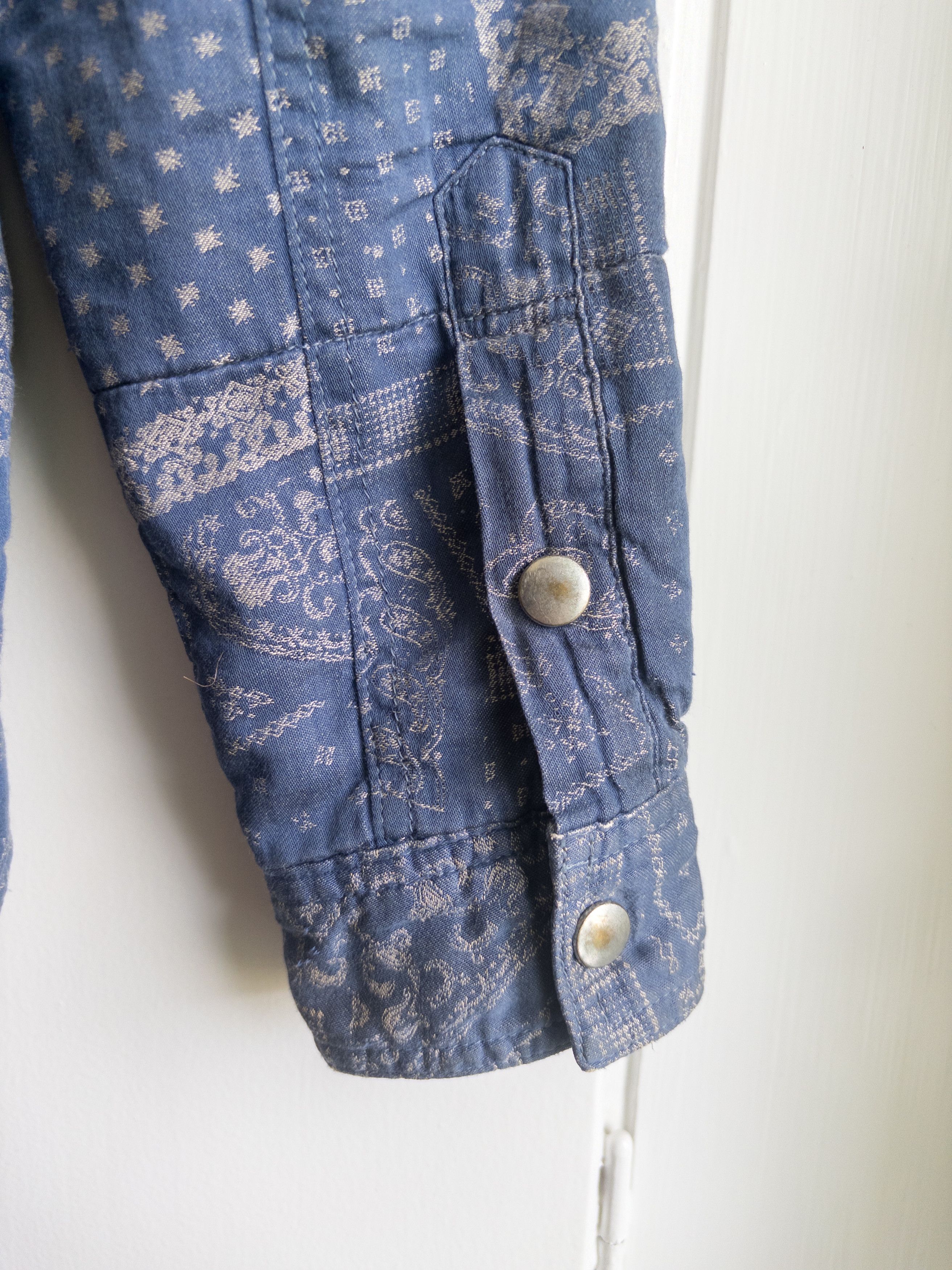 Japanese Brand Soulive bandana patchwork jacket - NO. BLX-0902 Size US M / EU 48-50 / 2 - 5 Thumbnail