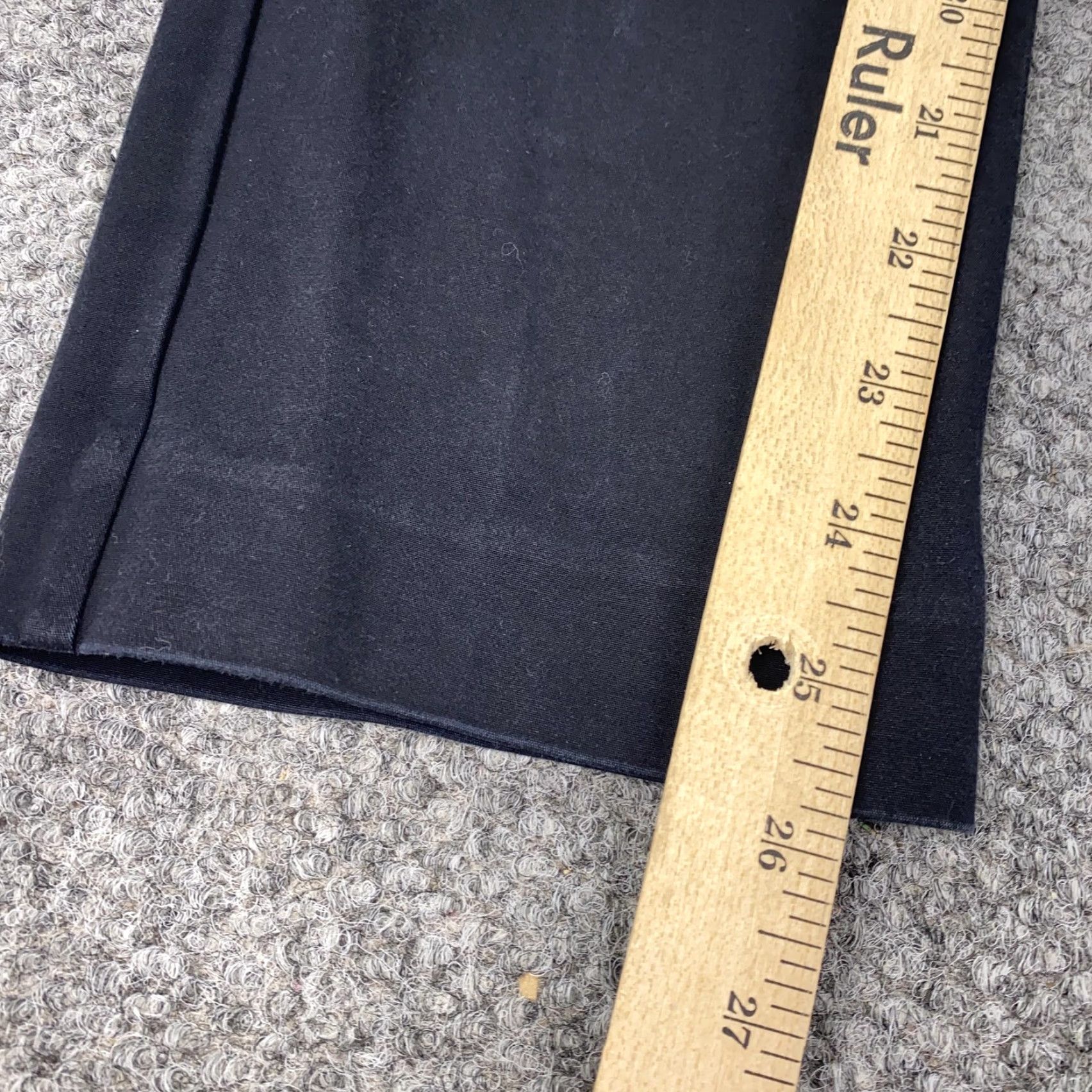 Talbots Talbots Pants Womens 8P Petite Black Newport Stretch Ankle Chino Trousers Size 30" / US 8 / IT 44 - 3 Thumbnail