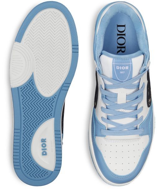 Dior o1w1db10625 Low-Top Sneakers in Light Blue/White Size US 9 / EU 42 - 2 Thumbnail
