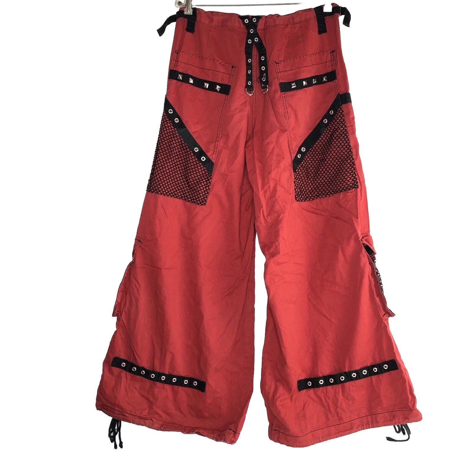 Tripp NYC Tripp NYC Y2K Baggy Bondage Red Pants L Goth Grunge Punk Size US 36 / EU 52 - 7 Thumbnail