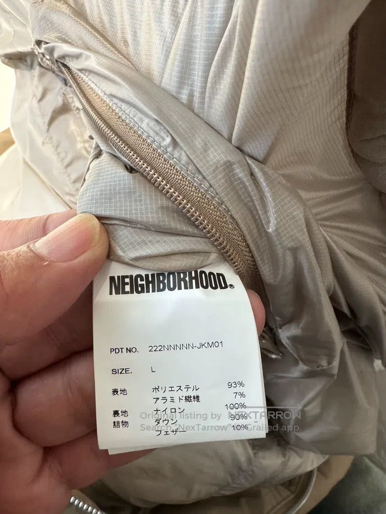 Neighborhood Neighborhood Nissan Hooded Down Jacket Size US L / EU 52-54 / 3 - 8 Thumbnail