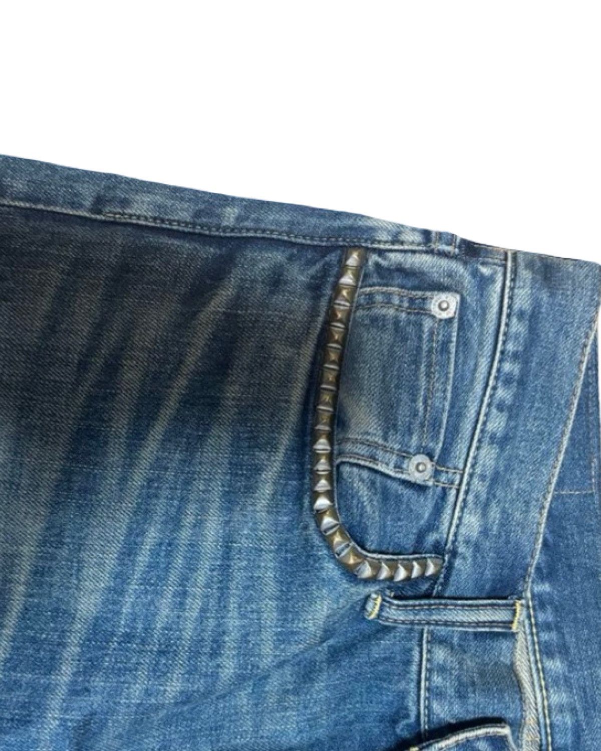 Hysteric Glamour Vixxen Girl Studded Selvedge Denim Jeans Size US 29 - 3 Thumbnail