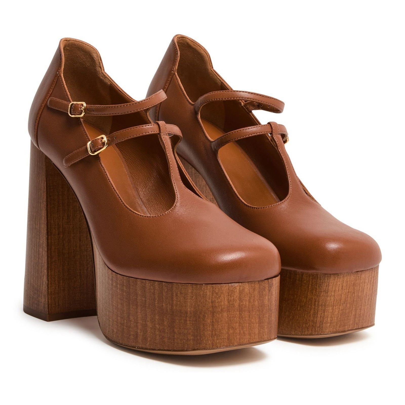 Chloe Loti Ginger Brown 120mm Pumps New & Authentic (Euro Si