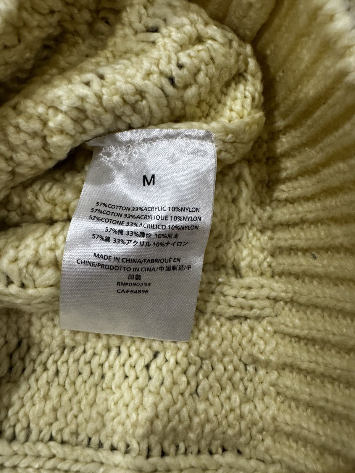 Fear of God Essentials butter yellow sweater Size US M / EU 48-50 / 2 - 3 Thumbnail