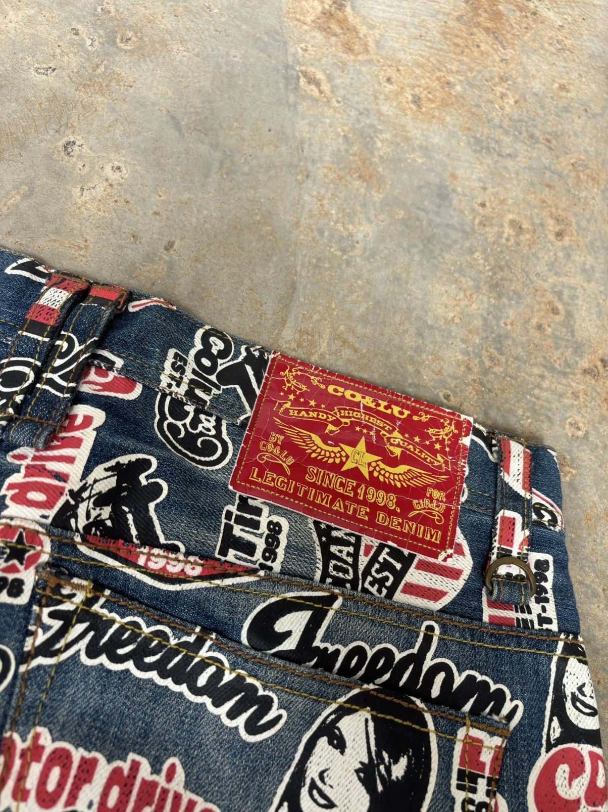 Hysteric Glamour × Japanese Brand Y2k Hysteric Glamour Style Legitimate Denim Full Print Size US 34 / EU 50 - 5 Thumbnail