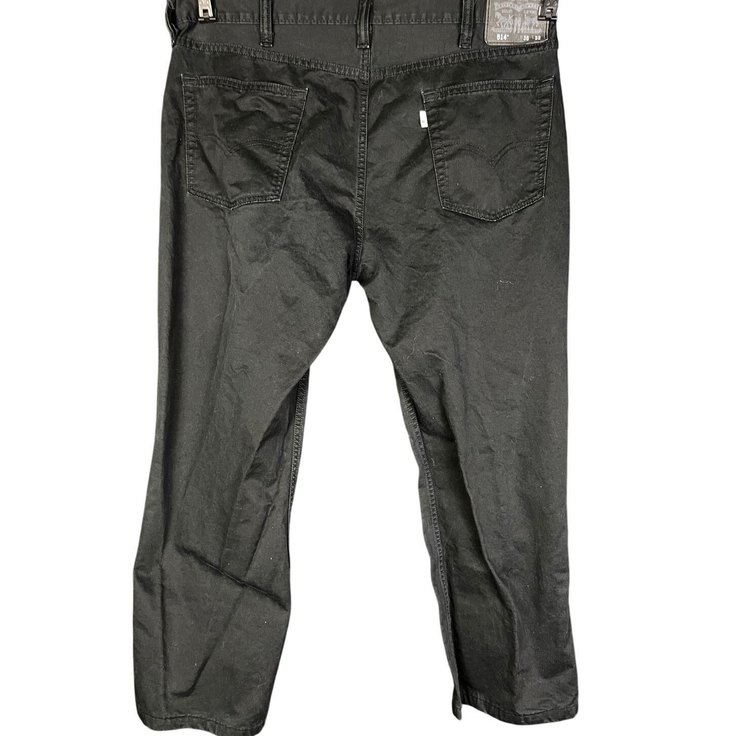Levi's Levis 514 Straight Fit Pants Mens 38x32* Black Cotton Twill Size US 38 / EU 54 - 8 Thumbnail