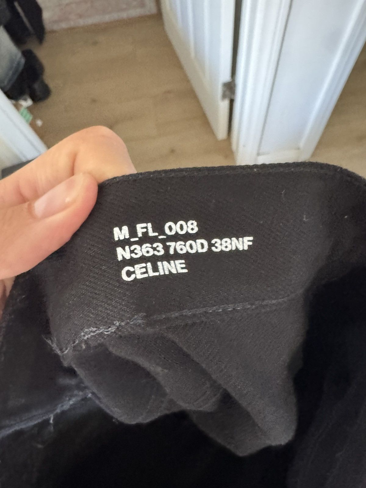 Celine Studded Dylan Flare Black Denim 34 Size US 34 / EU 50 - 5 Thumbnail