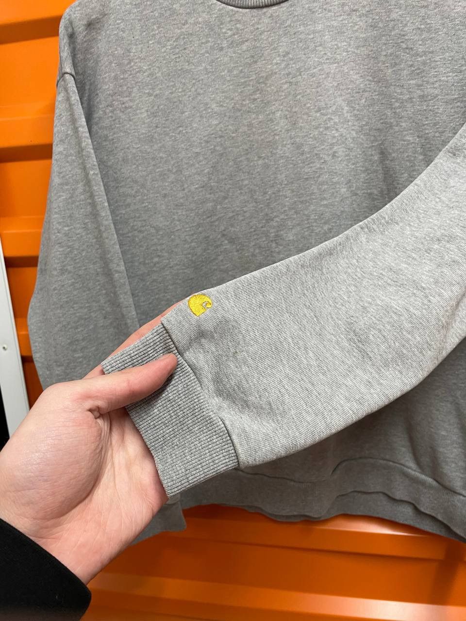 Carhartt Basic Vintage Carhartt Sweatshirt Sleeve Logo Size US M / EU 48-50 / 2 - 2 Thumbnail