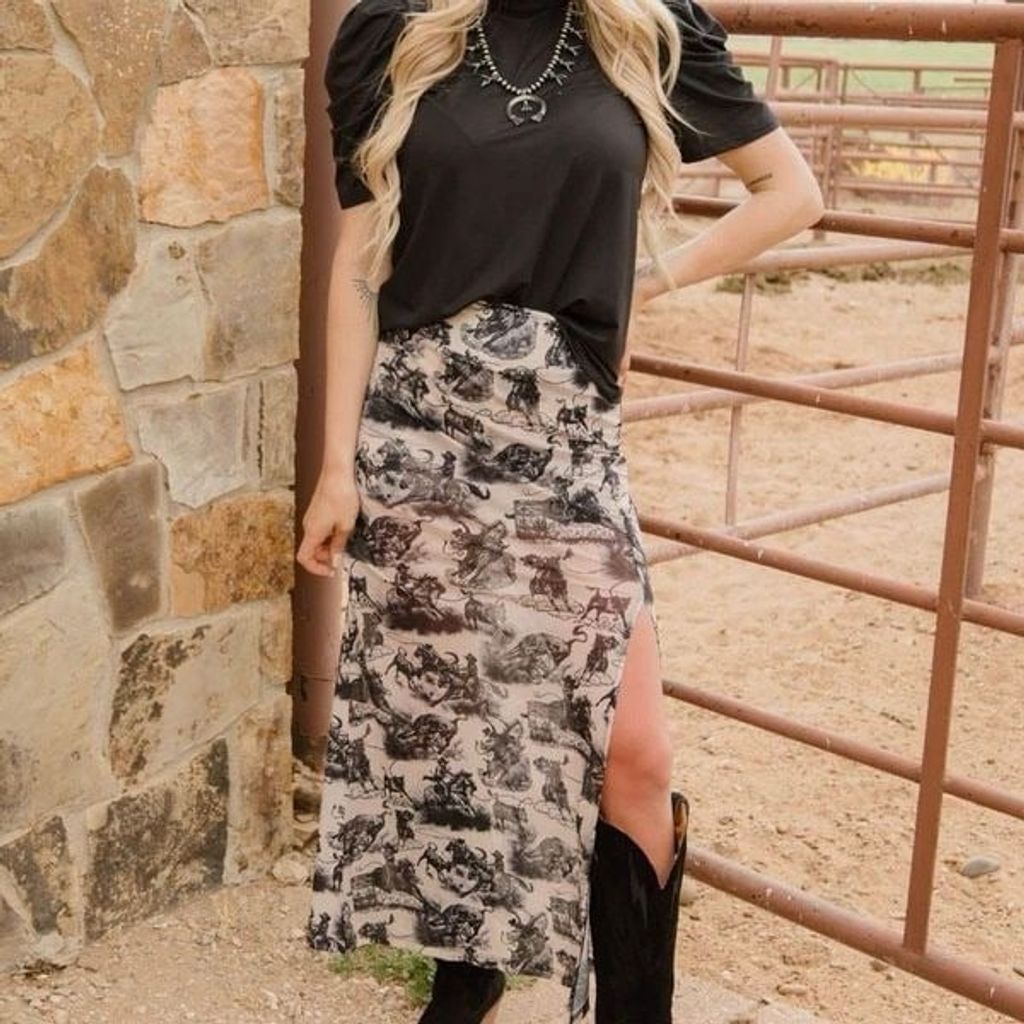 Other Rodeo Road Womens Western Casual Skirt Womens Western Sz XL Size 36" / US 14 / IT 50 - 1 Thumbnail