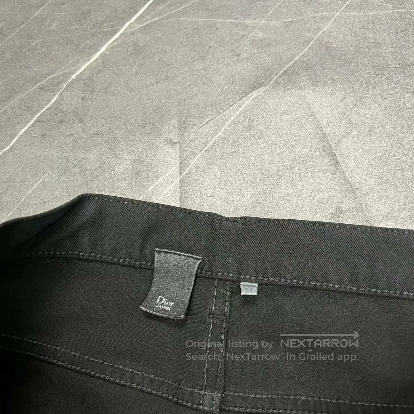 Dior dior black denim long pants size 31. Size US 31 - 4 Thumbnail