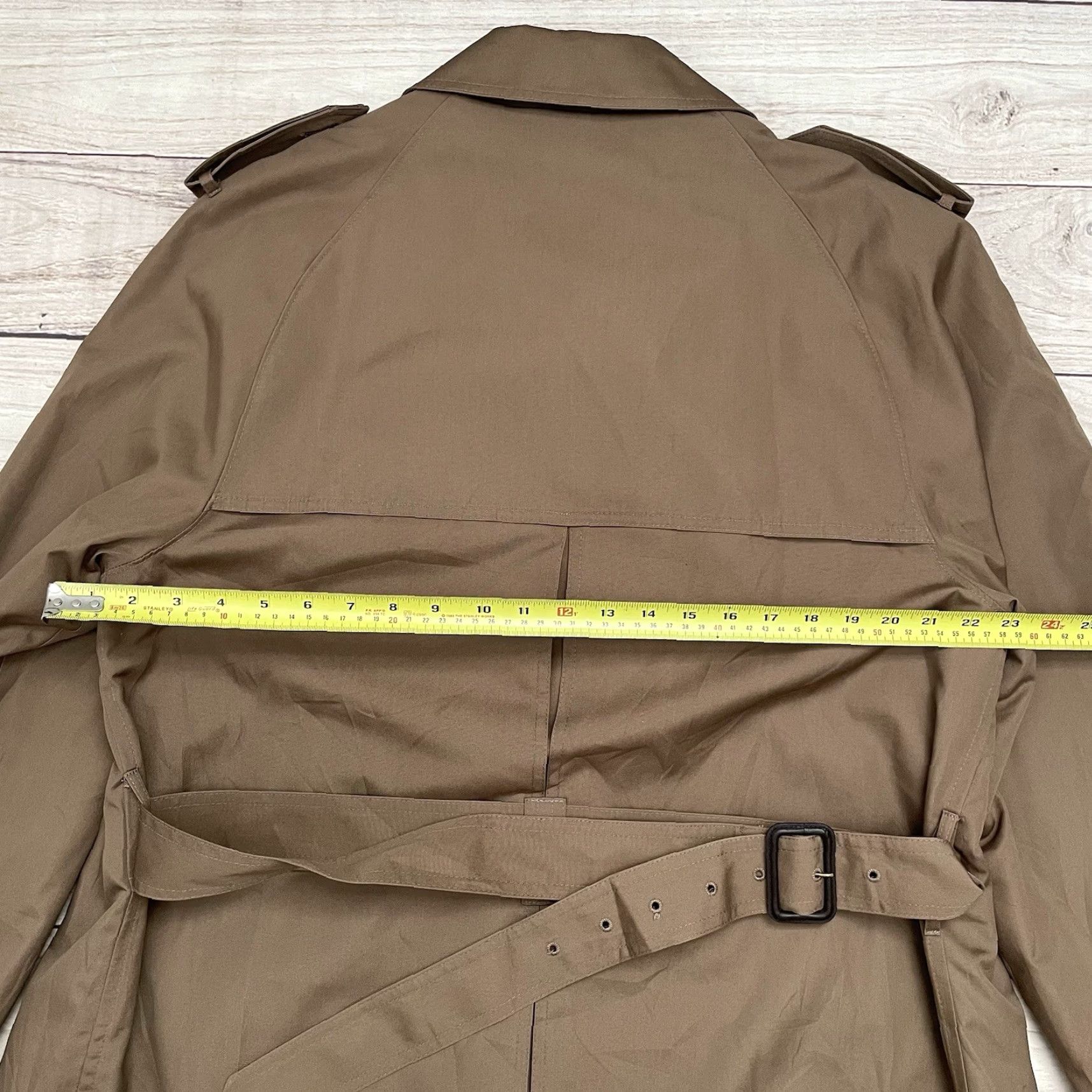 Vintage VINTAGE Misty Harbor Trench Coat Mens 44 Long Belted Lined Read Brown 90s 80s Classic United States Mens Size US S / EU 44-46 / 1 - 7 Thumbnail