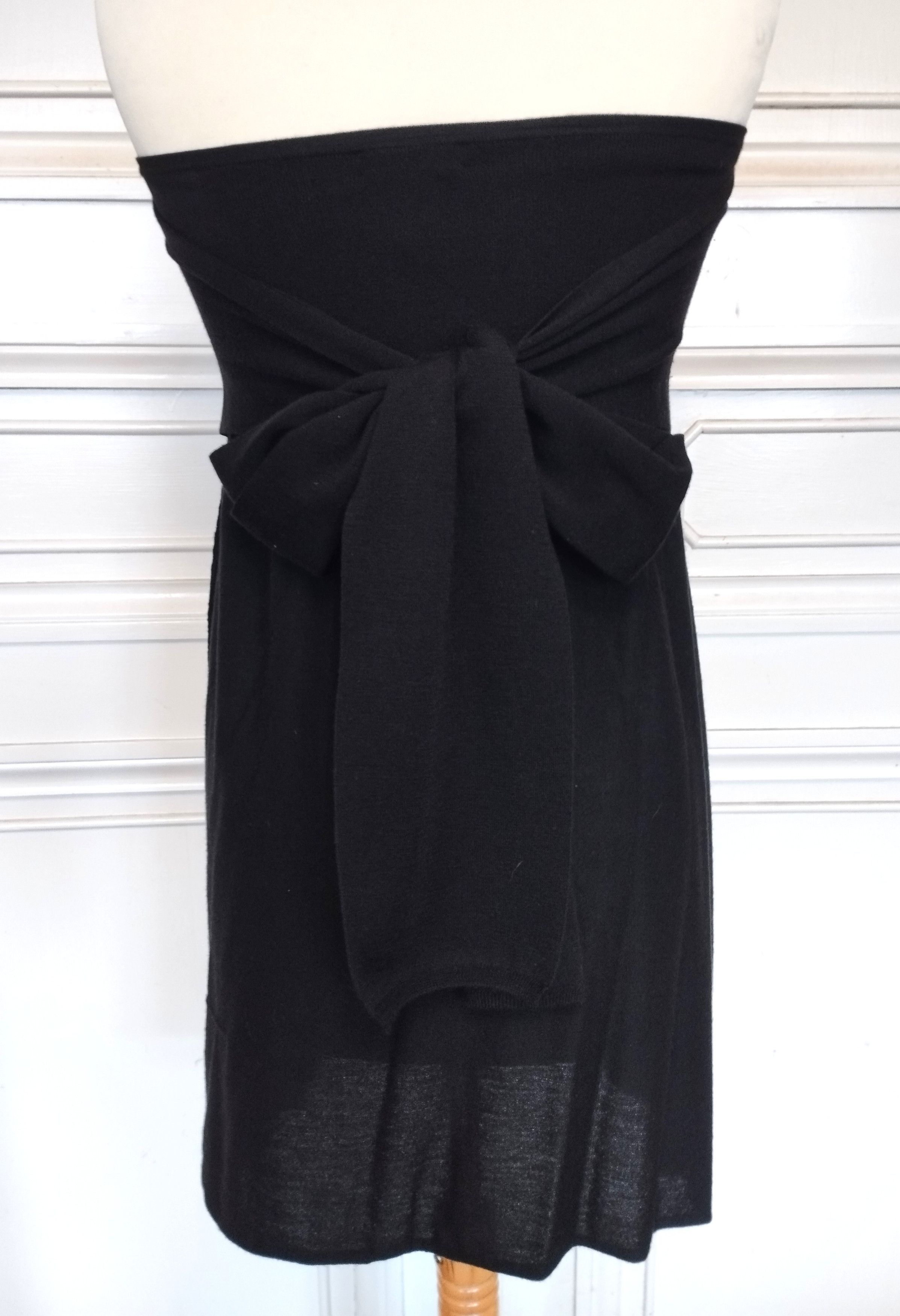 Sonia Rykiel Sonia Rykiel Robe Bustier Jupe Coton Soie Cachemire TS Size S / US 4 / IT 40 - 7 Thumbnail