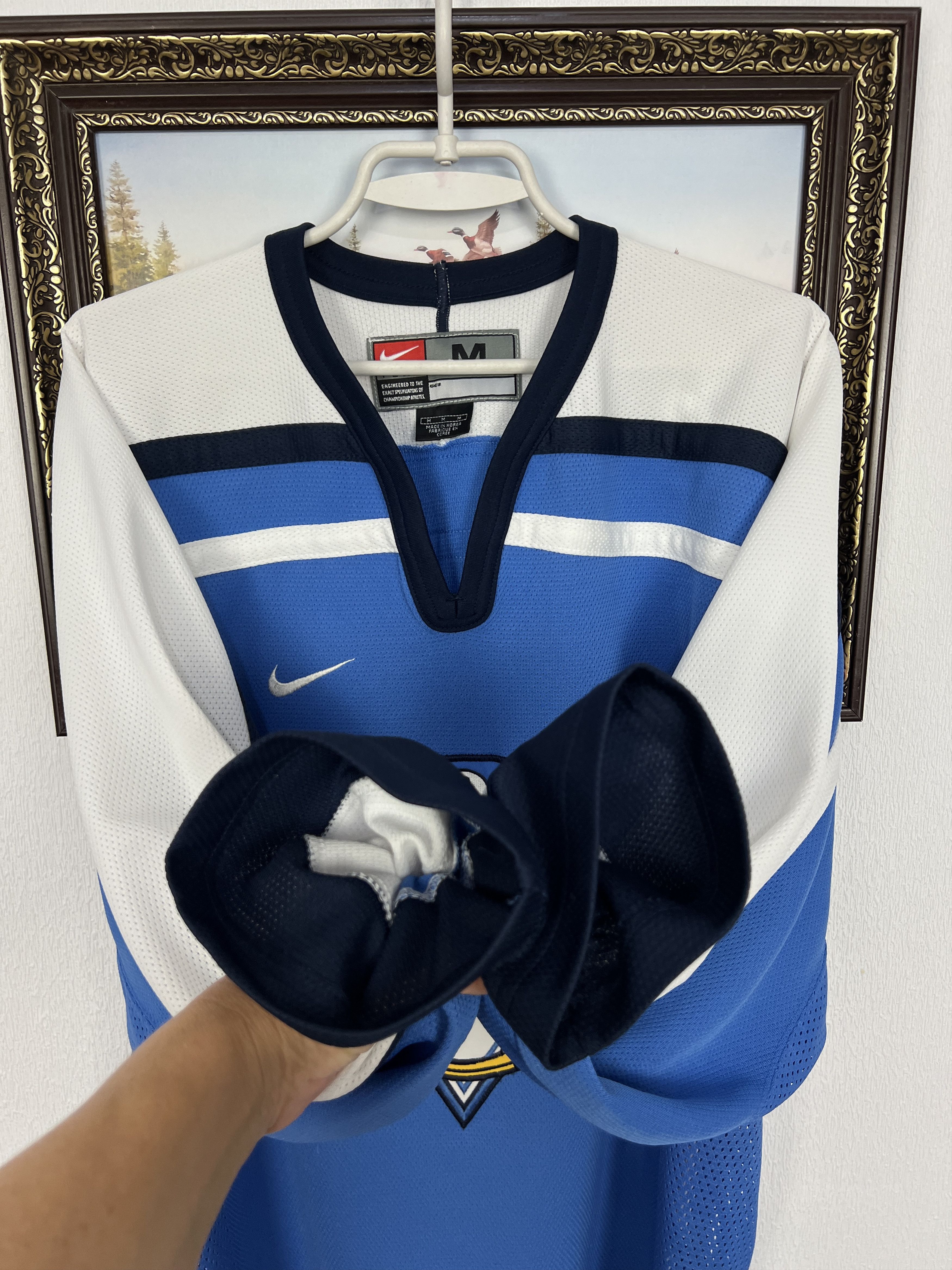 Nike Vintage Nike SUOMI Finland Ice Hockey National Team Jersey Size US M / EU 48-50 / 2 - 6 Thumbnail