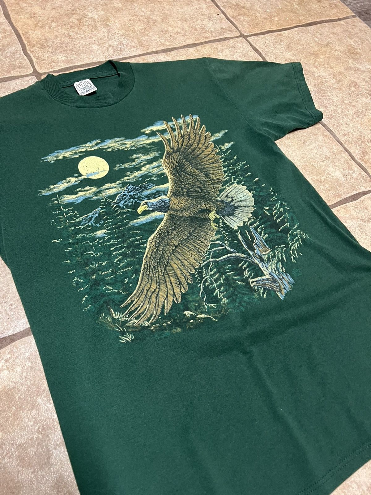 Vintage Vintage USA made cotton grove eagle t shitt Size US M / EU 48-50 / 2 - 1 Thumbnail