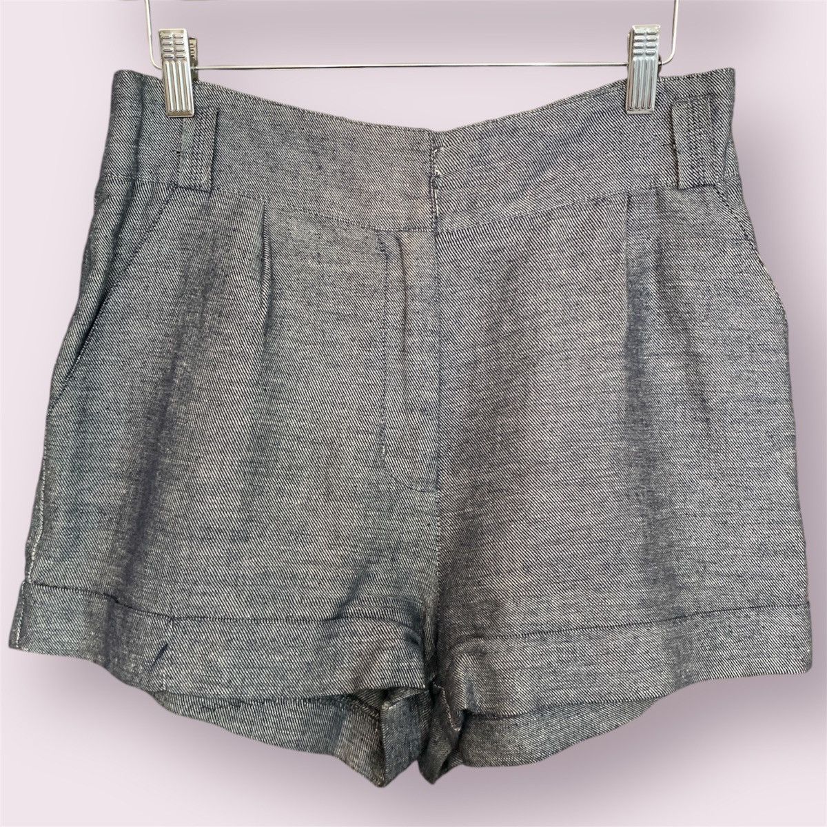 Forever 21 High Waist Suit Shorts Size 30" / US 8 / IT 44 - 2 Thumbnail