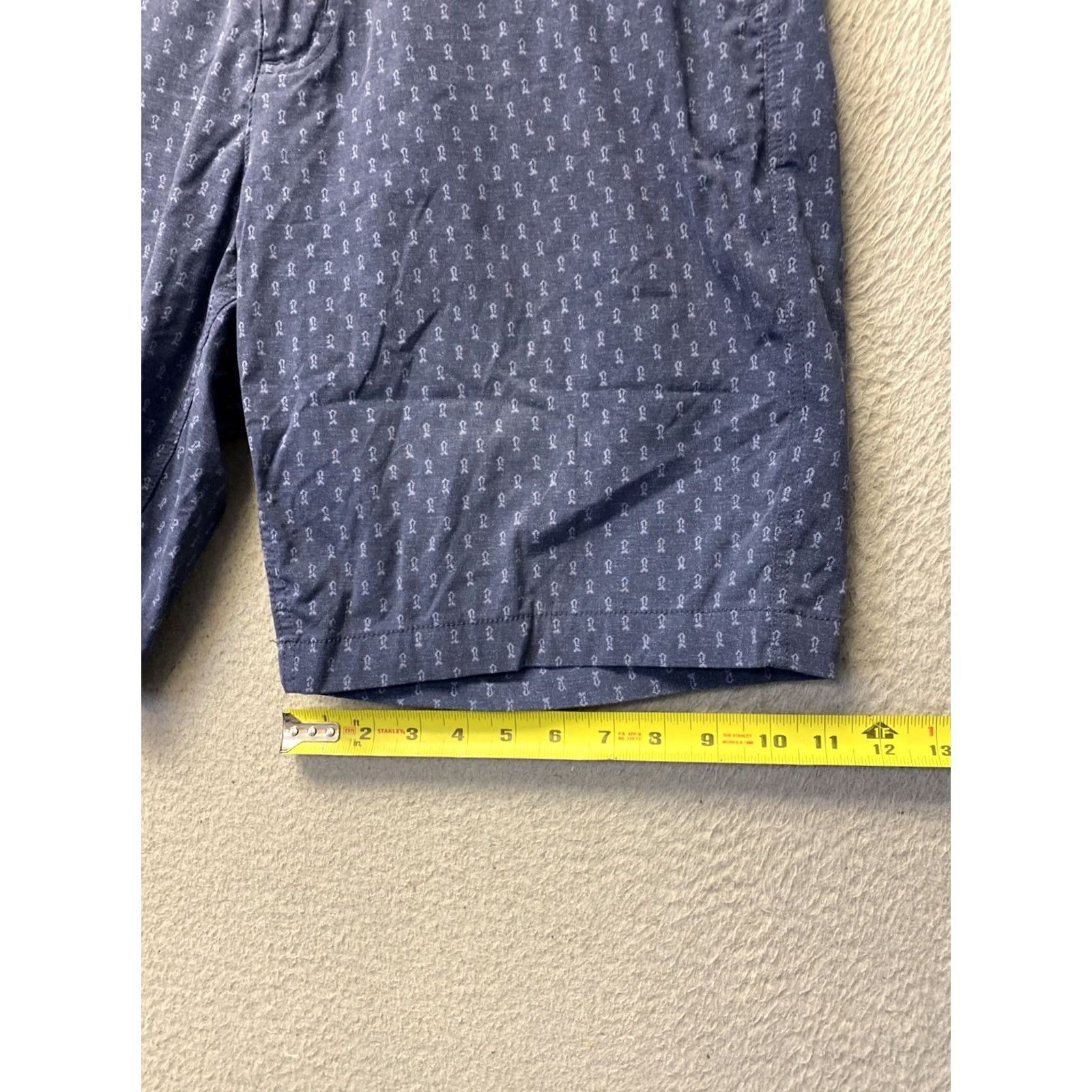 Eddie Bauer Eddie Bauer Shorts Men 36 Blue Nylon Chino 8 Inseam Pockets Casual Travel Size US 36 / EU 52 - 6 Thumbnail