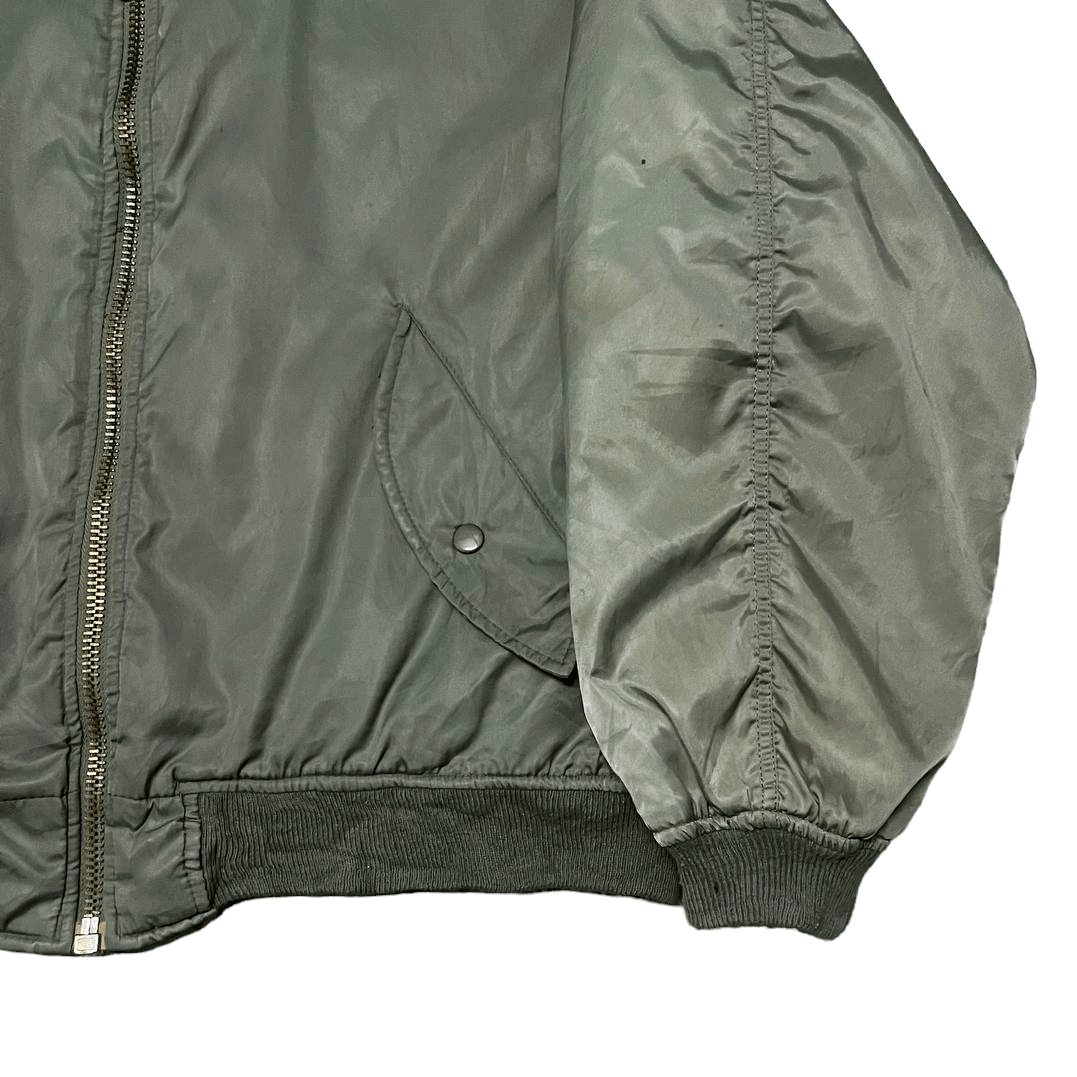 Japanese Brand Vintage Ma 1 Miliatary Bomber Flight Jacket Size US L / EU 52-54 / 3 - 4 Thumbnail
