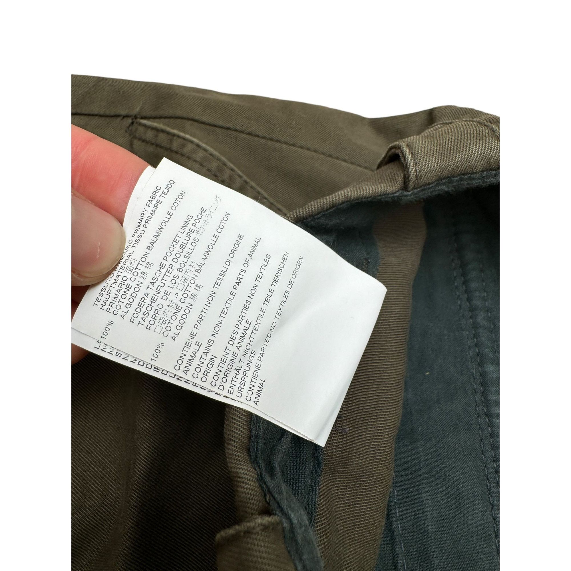 Kaki Cargo Pants Iconic 4 Stitches