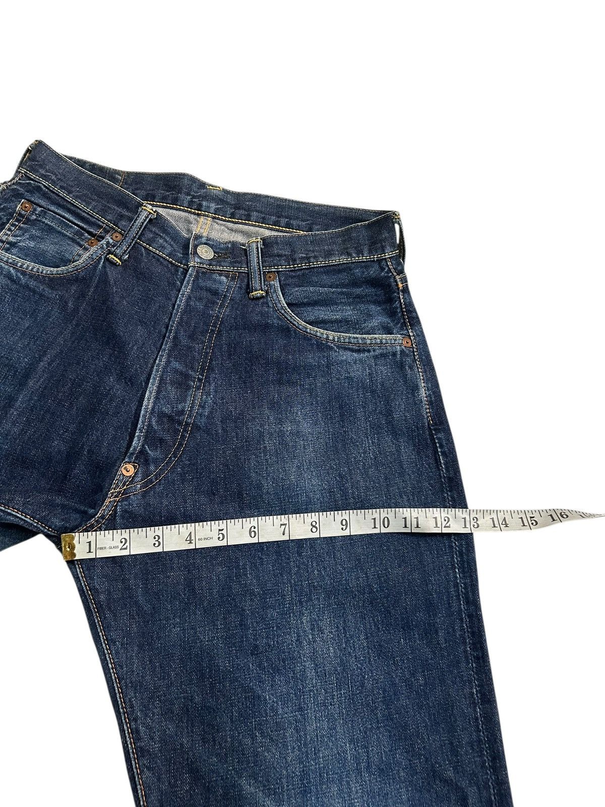Japanese Brand × Kapital × Vintage Vintage EVISU SELVEDGE MADE IN JAPAN Denim Jeans Size US 30 / EU 46 - 16 Thumbnail