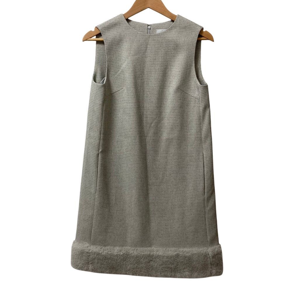 Other Other CELFORD Sleeveless Mini Dress with Fur Hem Textile Dresses DUTY FREE for USA Size ONE SIZE - 1 Thumbnail