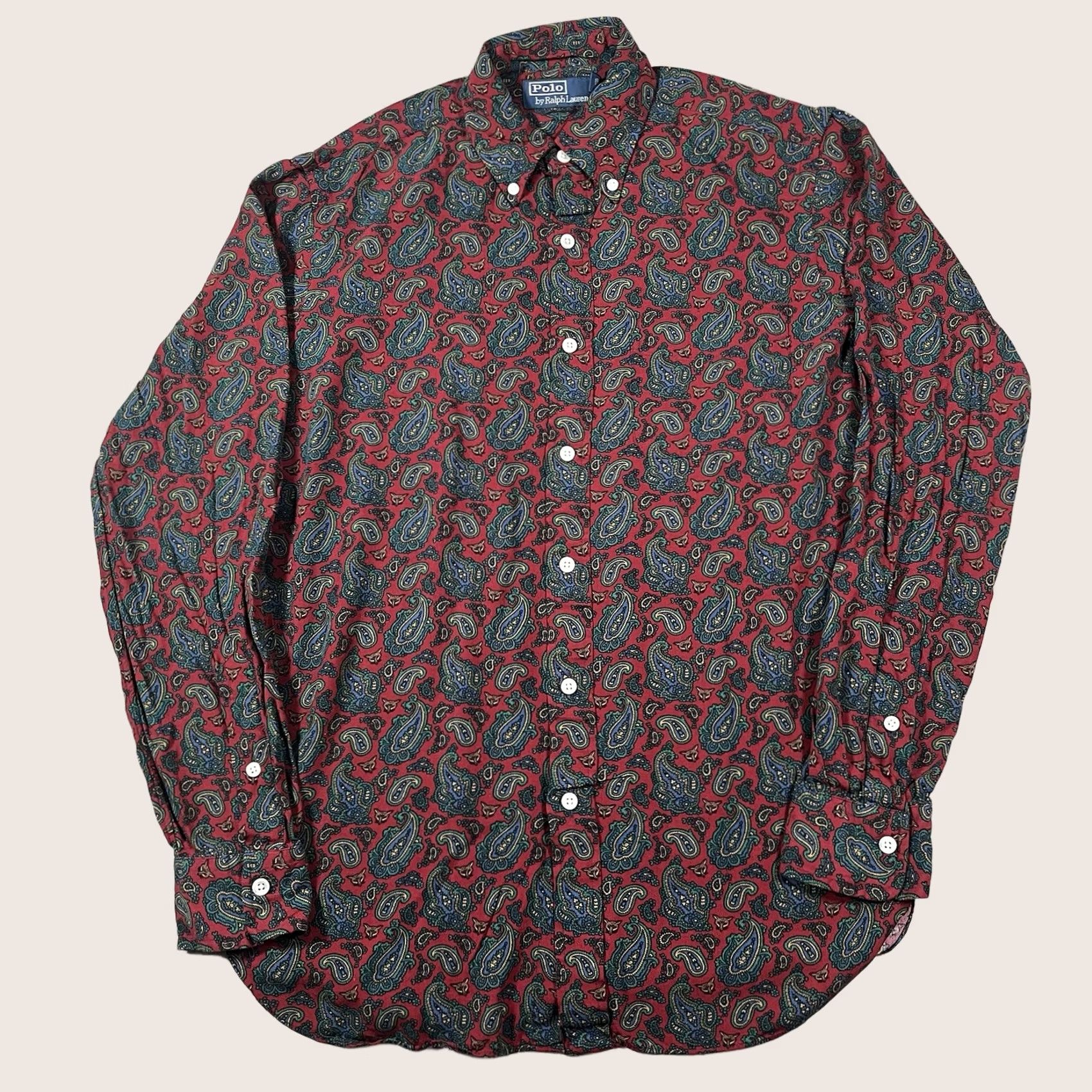 Polo Ralph Lauren Polo Ralph Lauren Shirt Mens S Button Down Long Sleeve Paisley Fox Classic Size US S / EU 44-46 / 1 - 1 Thumbnail