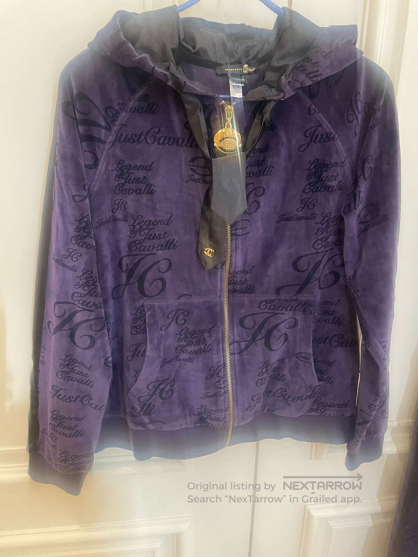 Just Cavalli Just Cavalli Purple Velvet Casual Suit. Size 37" - 2 Thumbnail