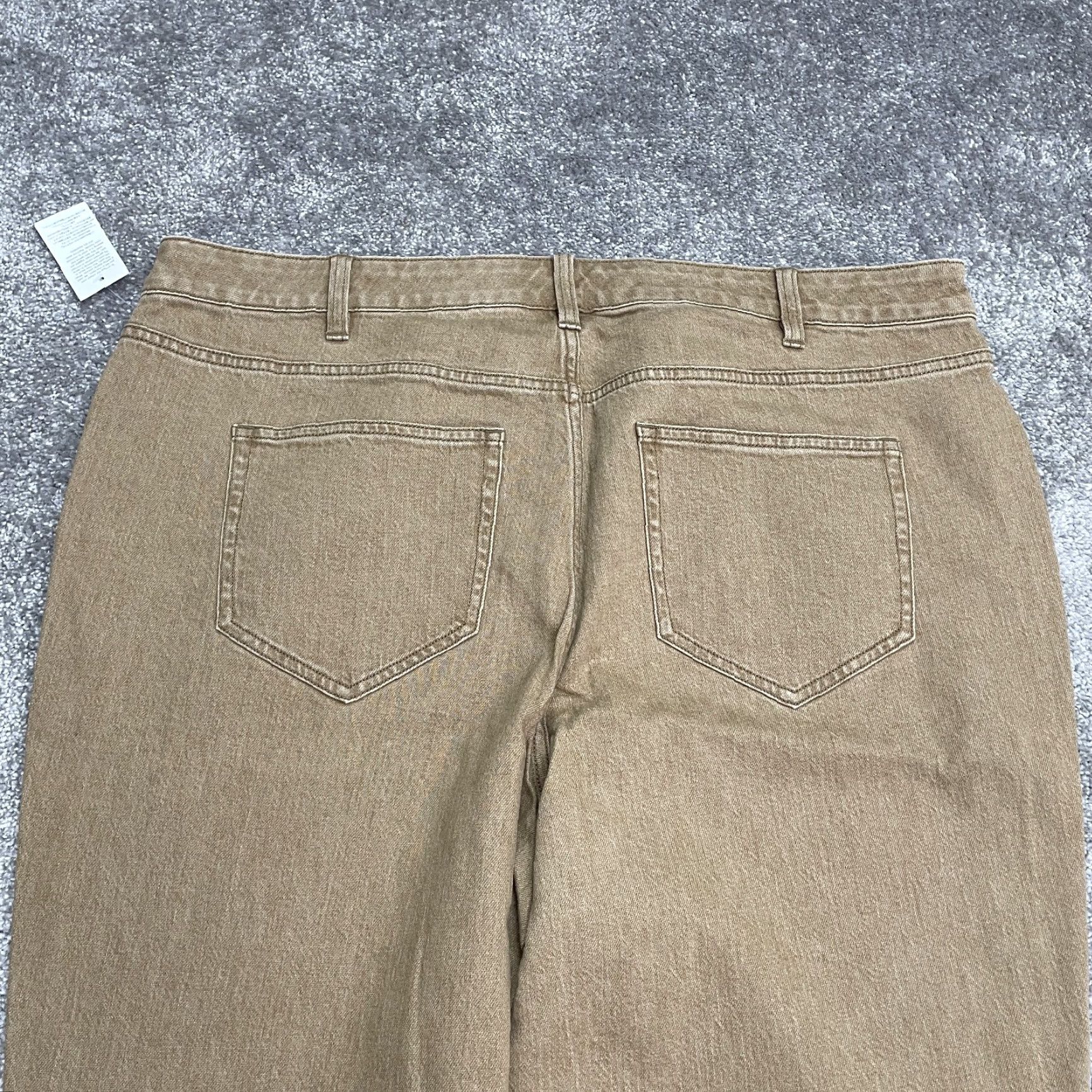 Lands' End Lands' End Jeans Womens 20W Straight Denim 42x30 NWT Brown City Preppy Casual - Mens/Womens? Size 42" / US 20 - 7 Thumbnail