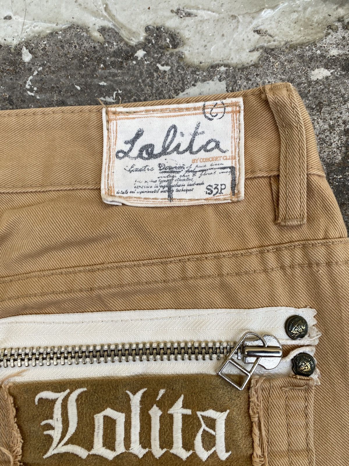 If Six Was Nine Lolita Distressed Flared Jeans Size US 34 / EU 50 - 5 Thumbnail