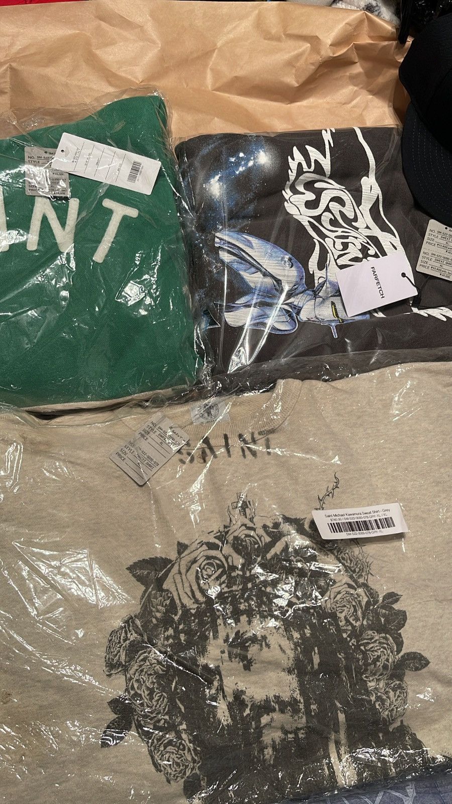 Saint Michael SAINT MICHAEL KAWAMURA SWEAT SHIRT - GREY Size US XL / EU 56 / 4 - 2 Thumbnail