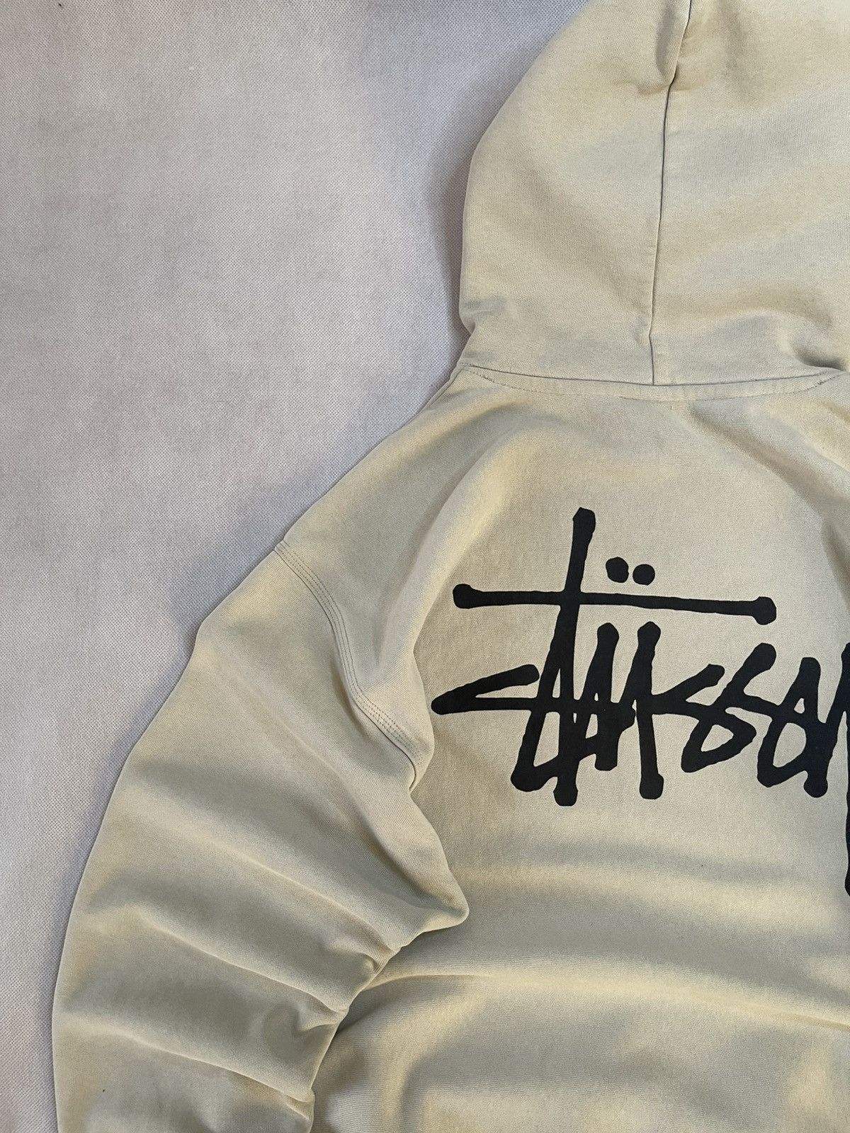 Stussy ‼️ Vintage 00s Stussy Big Logo Heavy Cotton Hoodie ‼️ Size US XL / EU 56 / 4 - 4 Thumbnail