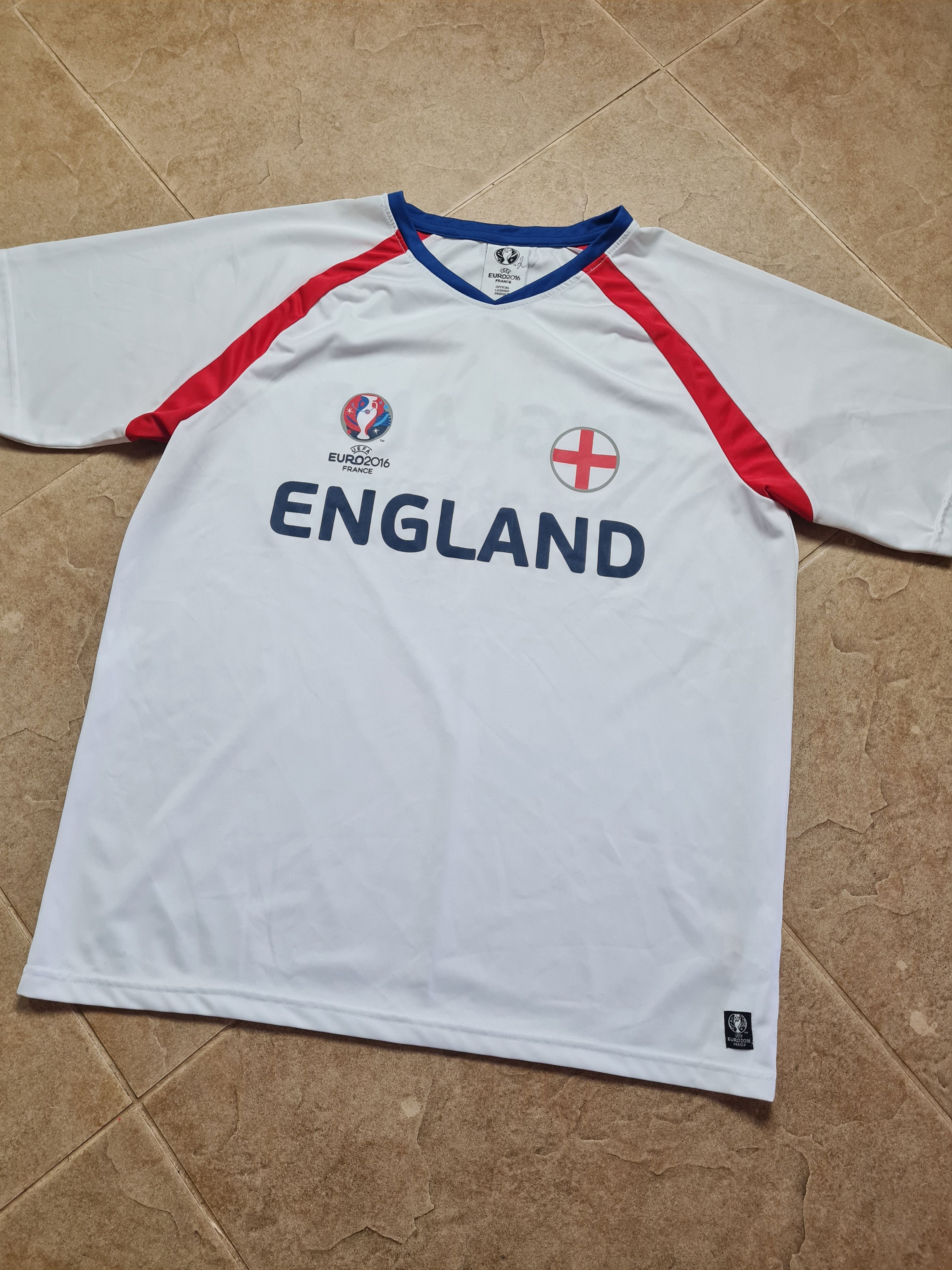 UEFA ENGLAND World Cup 2016 France FOOTBALL UEFA SHIRT ADULT Size US L / EU 52-54 / 3 - 4 Thumbnail