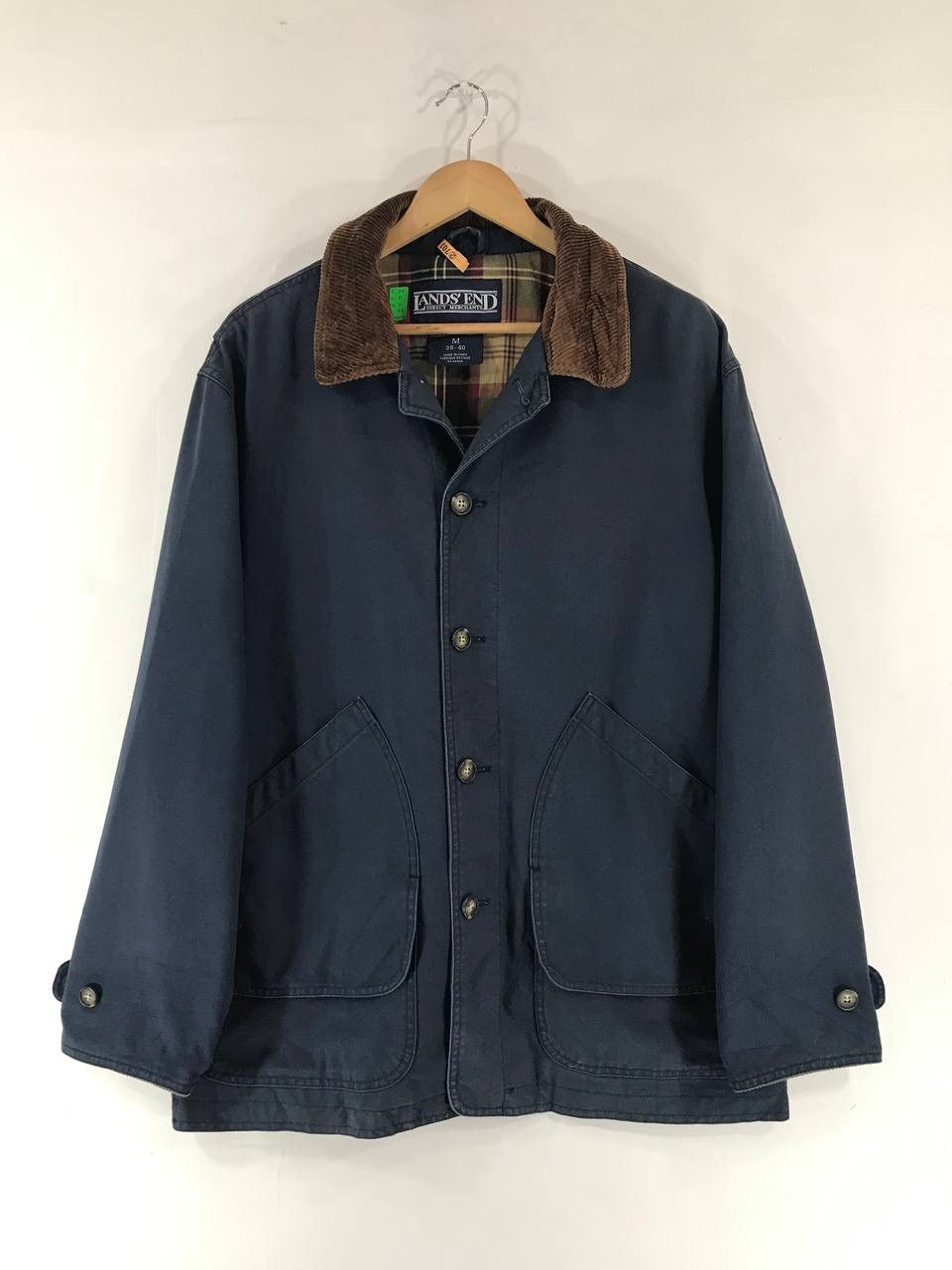 Vintage Lands End Coach Jacket Rare Design