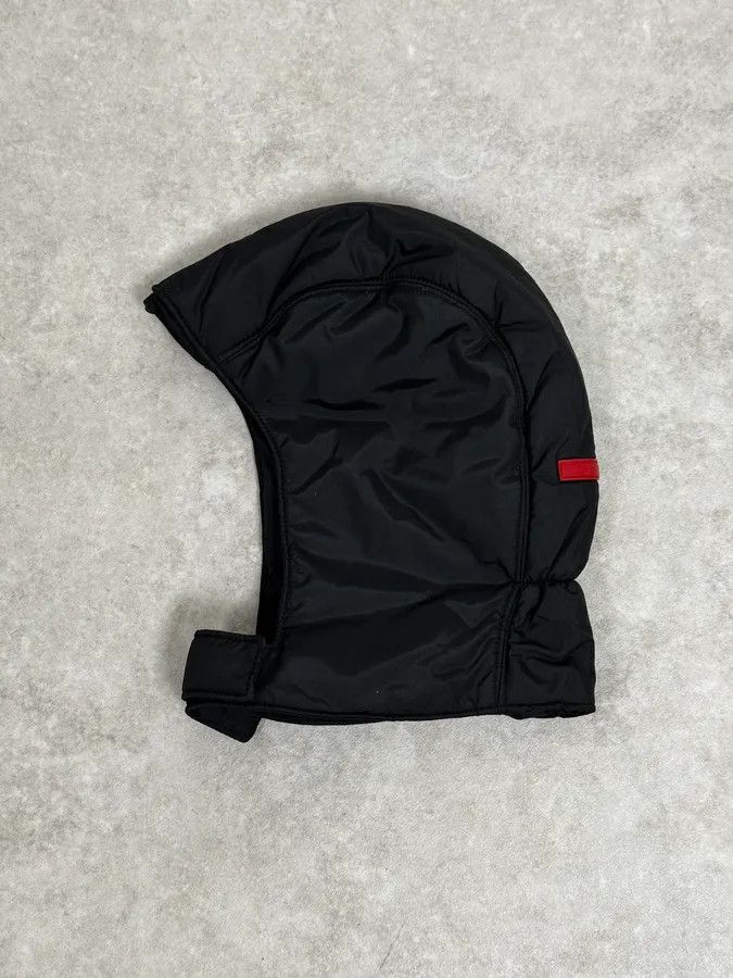 Prada AW1999 Prada Linea Rossa Black Nylon Puffer Hood Size ONE SIZE - 1 Thumbnail