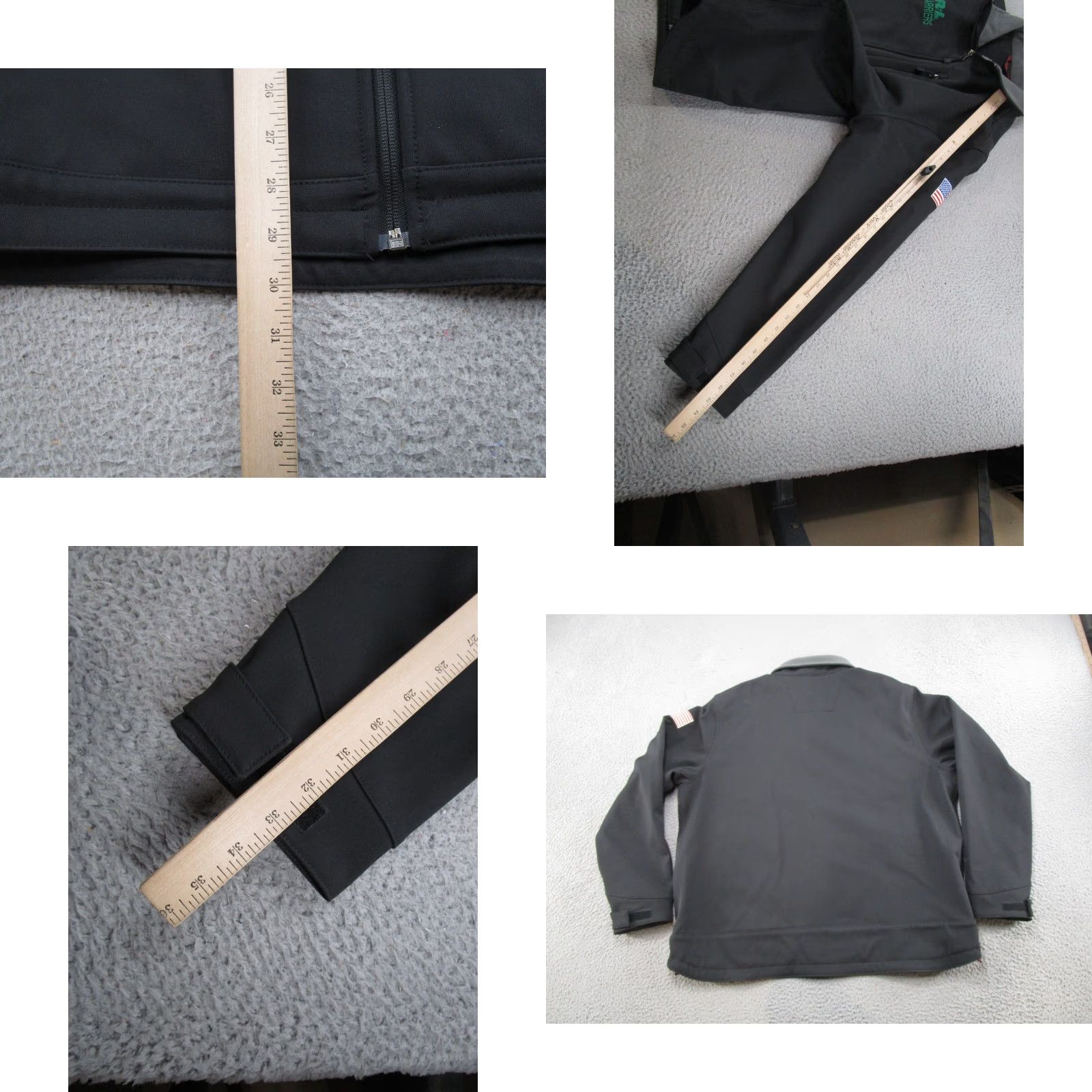 Carhartt VINTAGE Carhartt Soft Shell Jacket Mens 2XL Black Fleece Lined Rain Defender Read Size US XXL / EU 58 / 5 - 8 Thumbnail