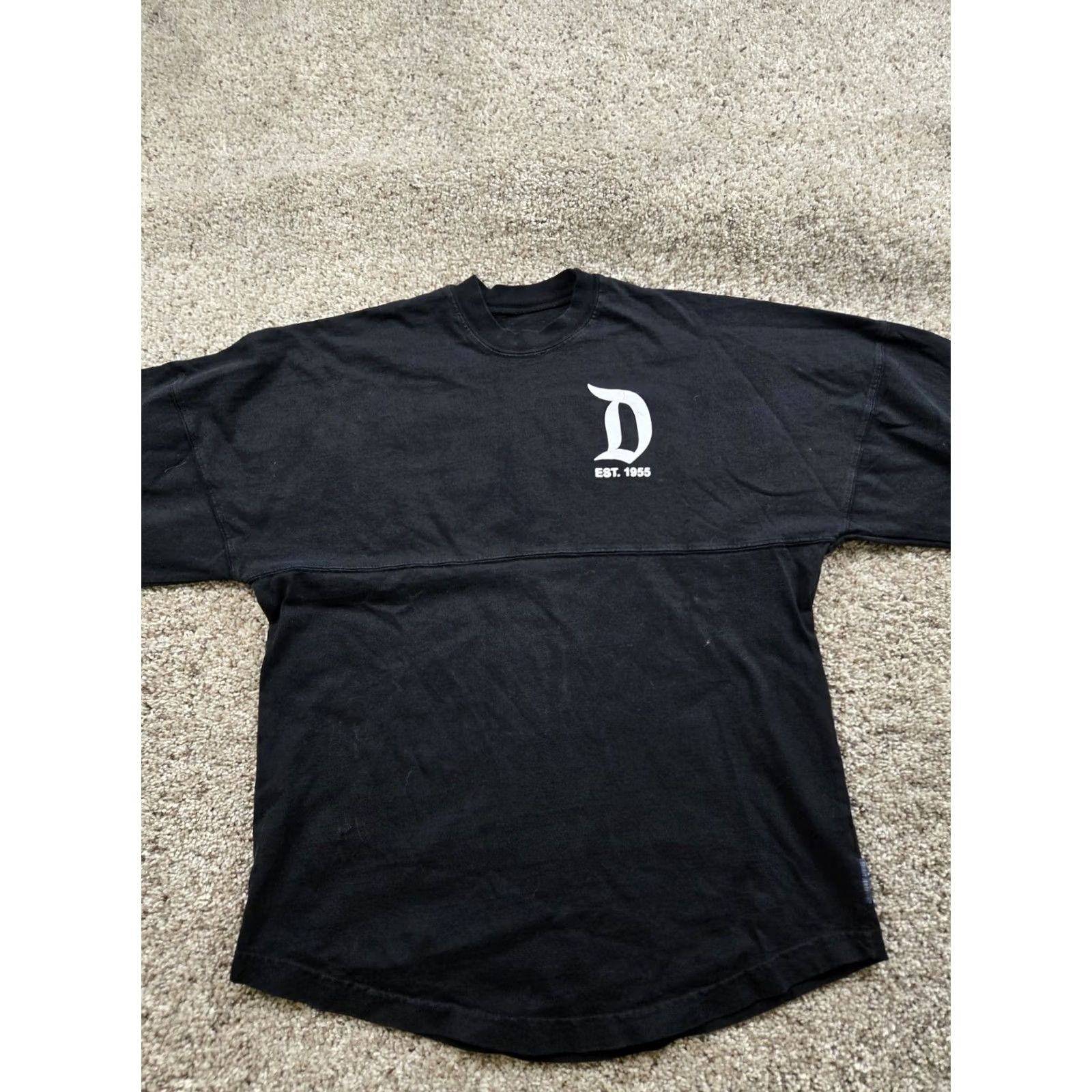Disney Disney Spirit Jersey Shirt Mens XS Black Long Sleeve Disneyland Resort 1955 Size US XS / EU 42 / 0 - 4 Thumbnail