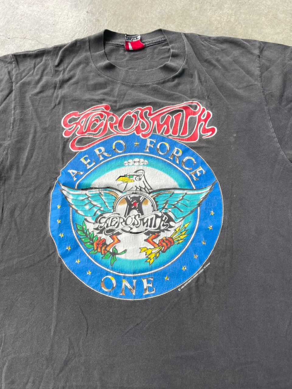 Aerosmith Vintage 90s Aerosmith Aero Force One Band Tees Size US L / EU 52-54 / 3 - 3 Thumbnail