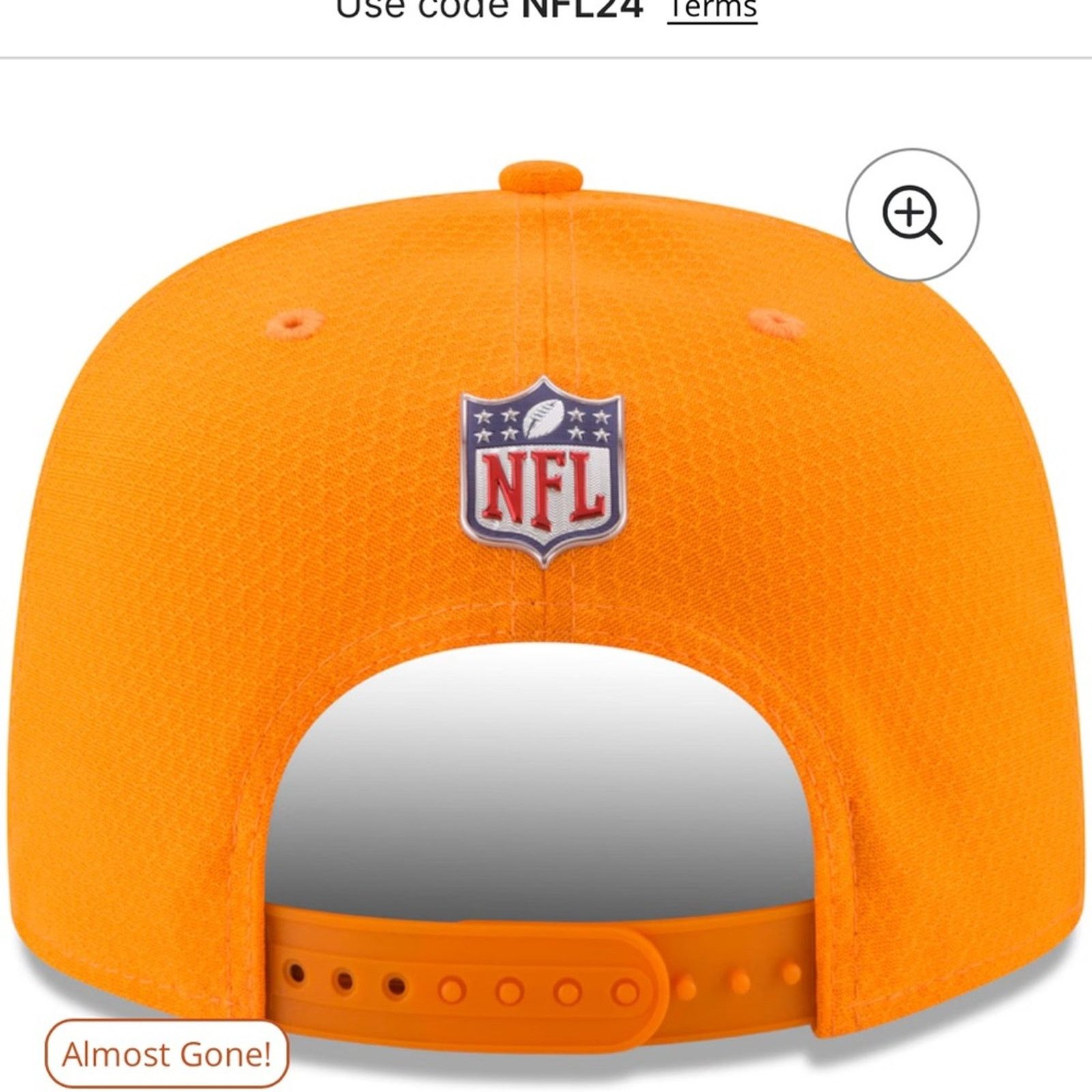 New Era Miami Dolphins New Era Orange Color Rush 9FIFTY Snapback Hat Size ONE SIZE - 3 Thumbnail