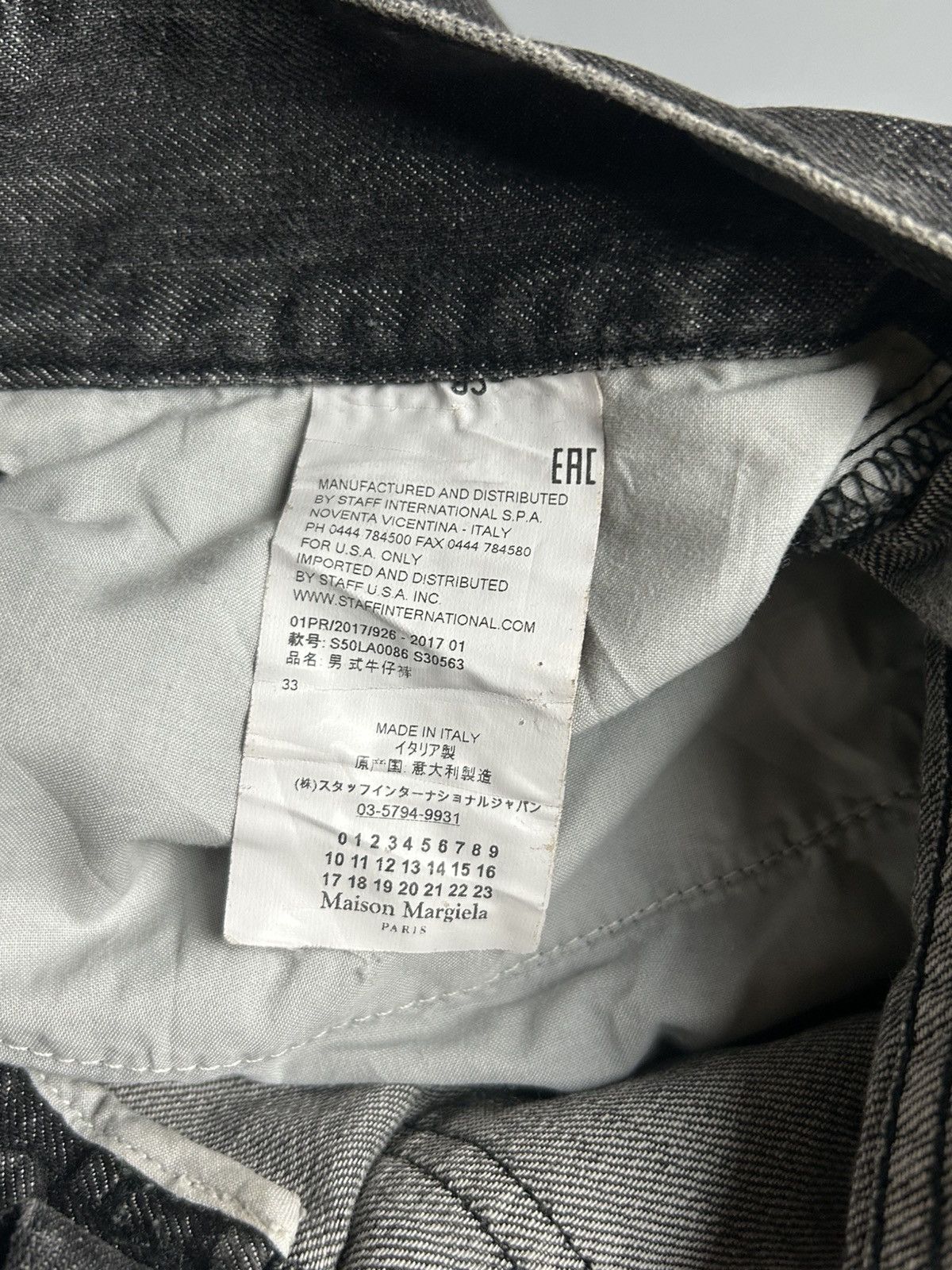 Maison Margiela Maison Margiela Line 10 Reconstructed Denim Jeans Size US 33 - 10 Thumbnail