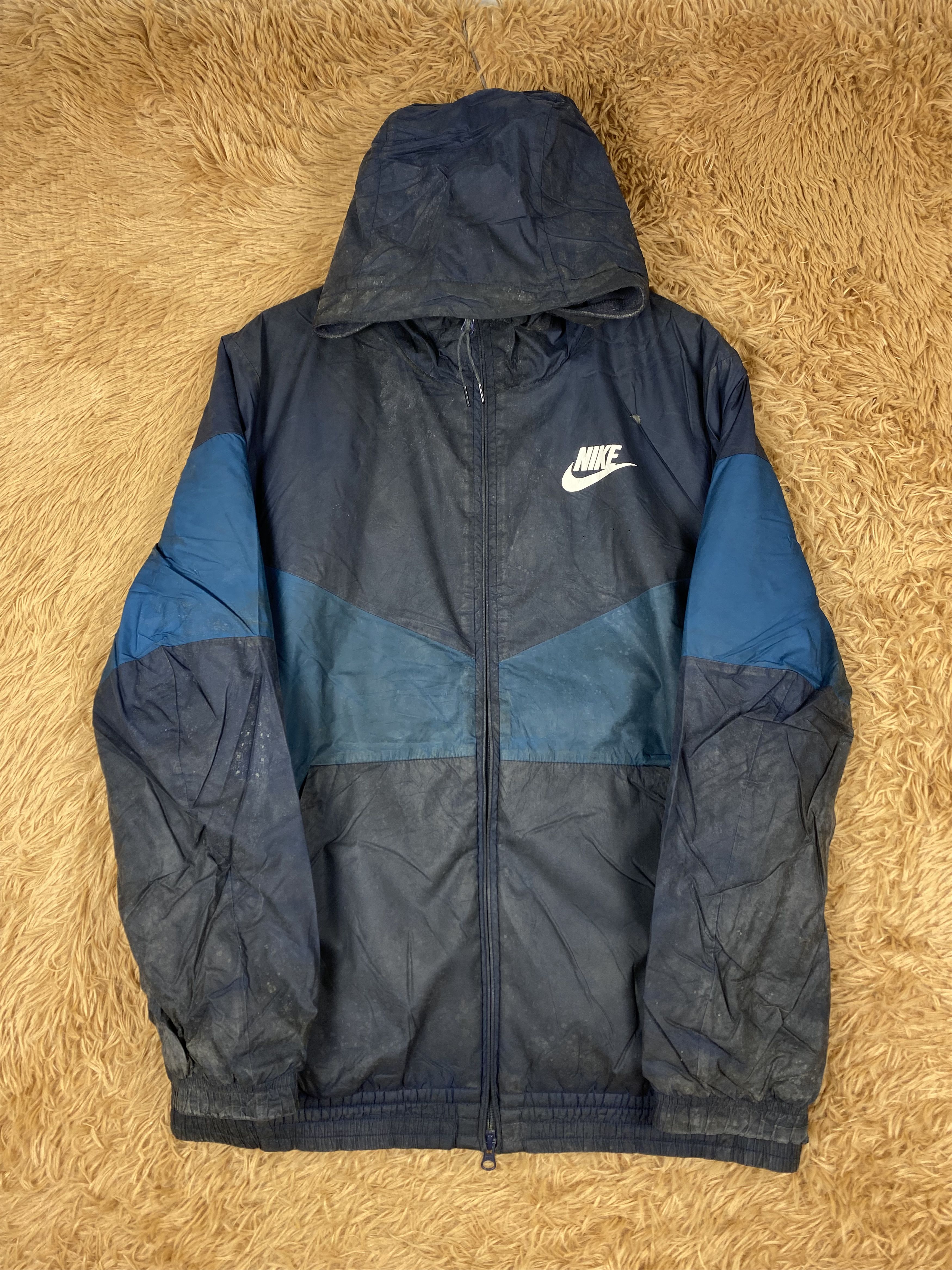 Nike Vintage Nike Zip Up With Hoodie Jacket DJ0916 Size US L / EU 52-54 / 3 - 4 Thumbnail