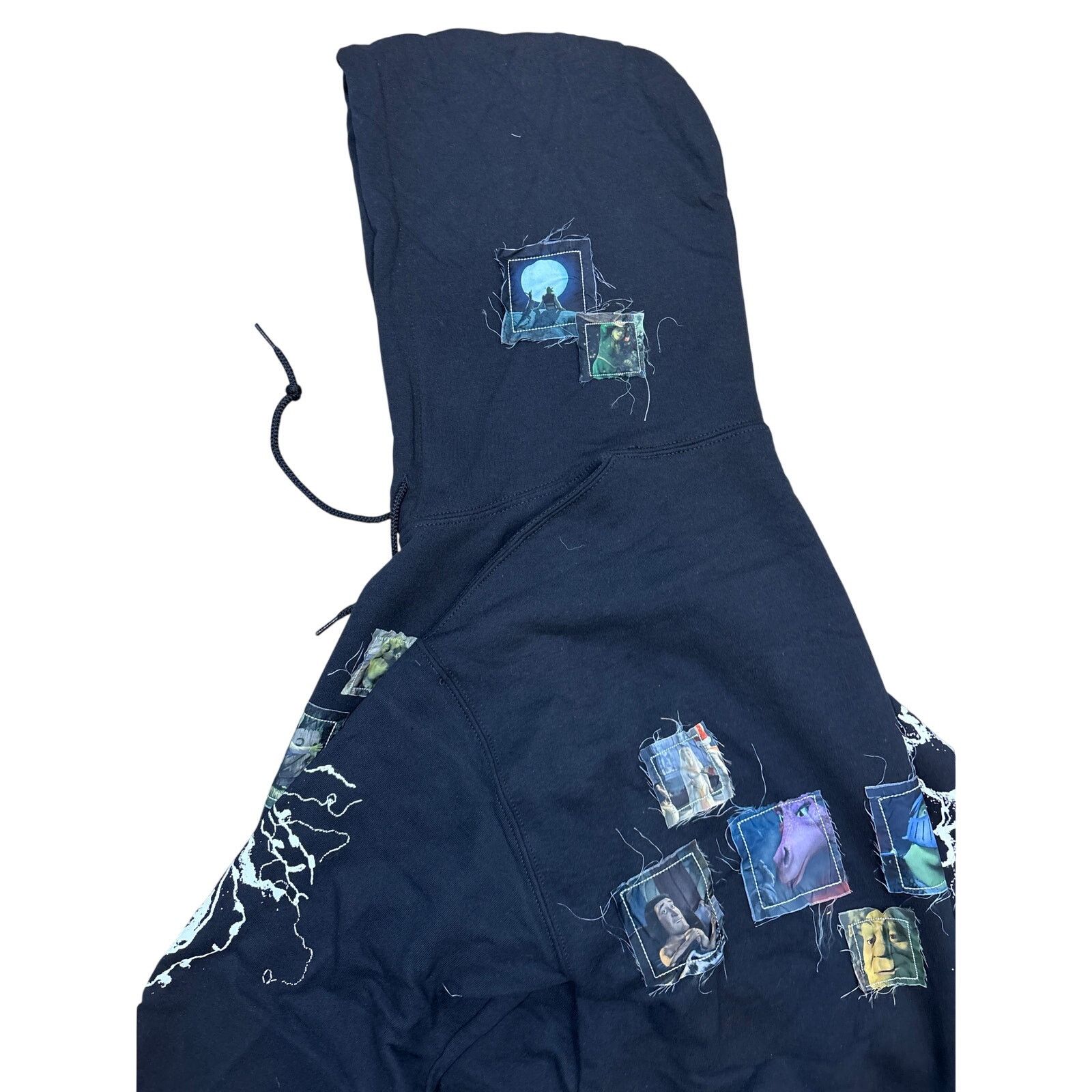Ghost Supply Ghost Supply Shrek Patchwork Hoodie rare discontinued Medium Size US M / EU 48-50 / 2 - 5 Thumbnail