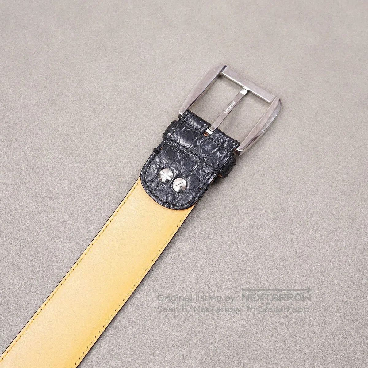 Testoni A.Testoni E Fish Skin Belt. Size ONE SIZE - 3 Thumbnail