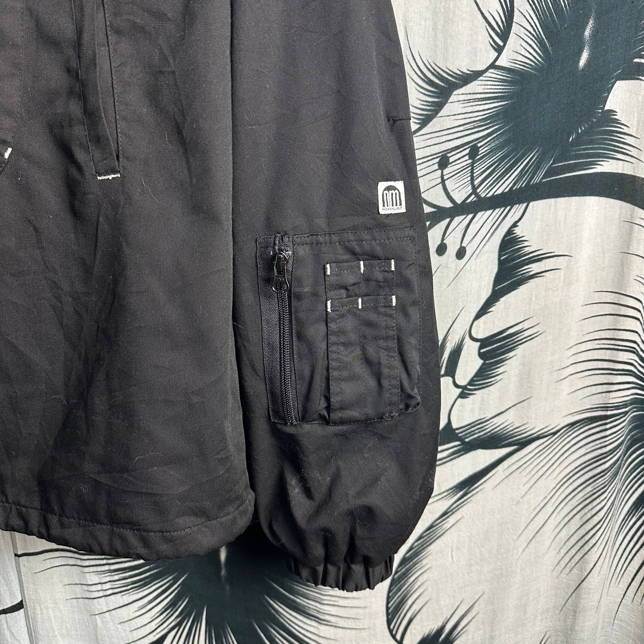 Japanese Brand NOMANUAL Tech Anorak Gorpcore Jacket Size US XL / EU 56 / 4 - 4 Thumbnail