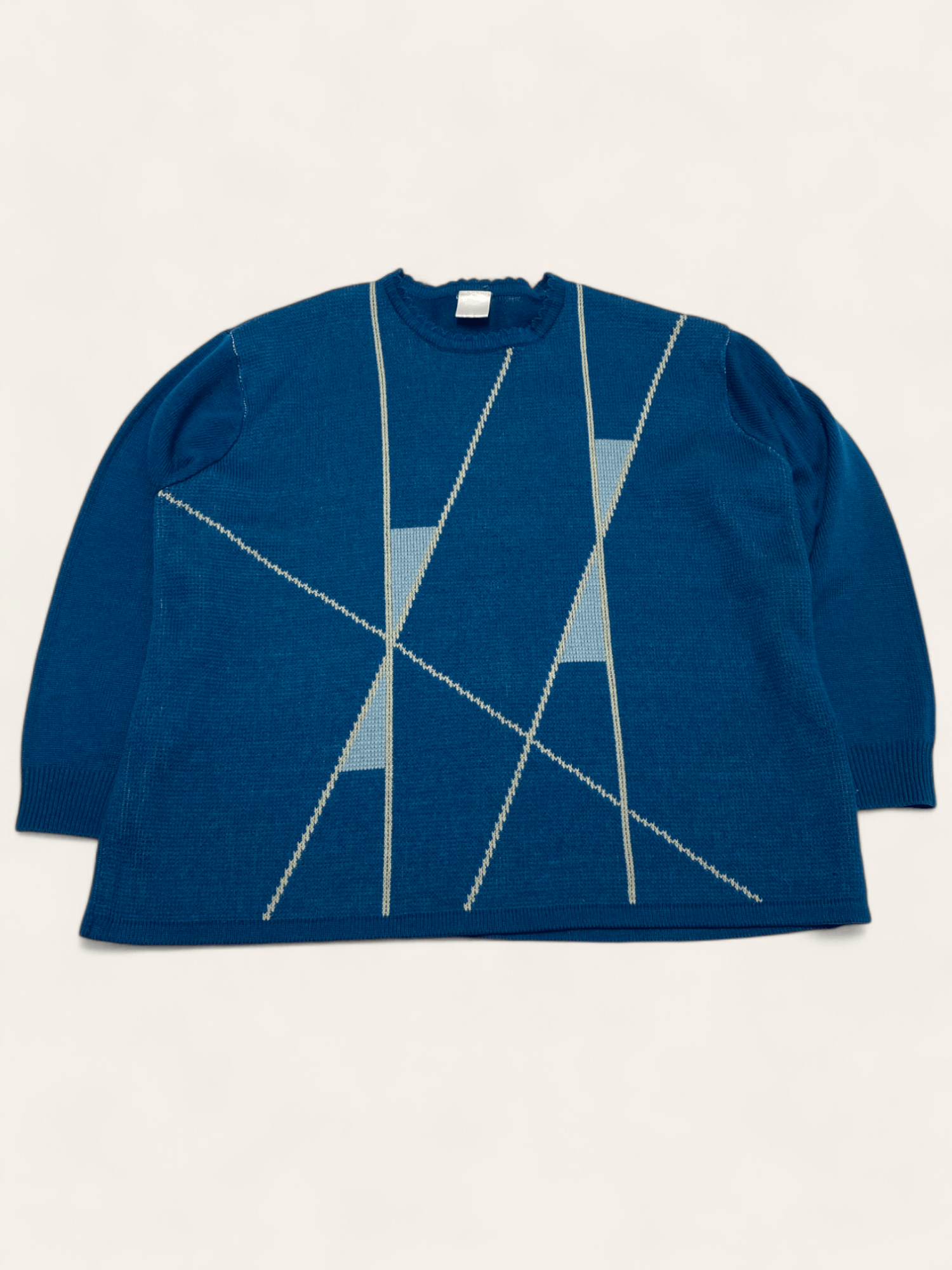 Vintage Vintage ABSTRACT ART Sweater Y2k Beautiful Style Gorgeous Size US XXL / EU 58 / 5 - 1 Thumbnail