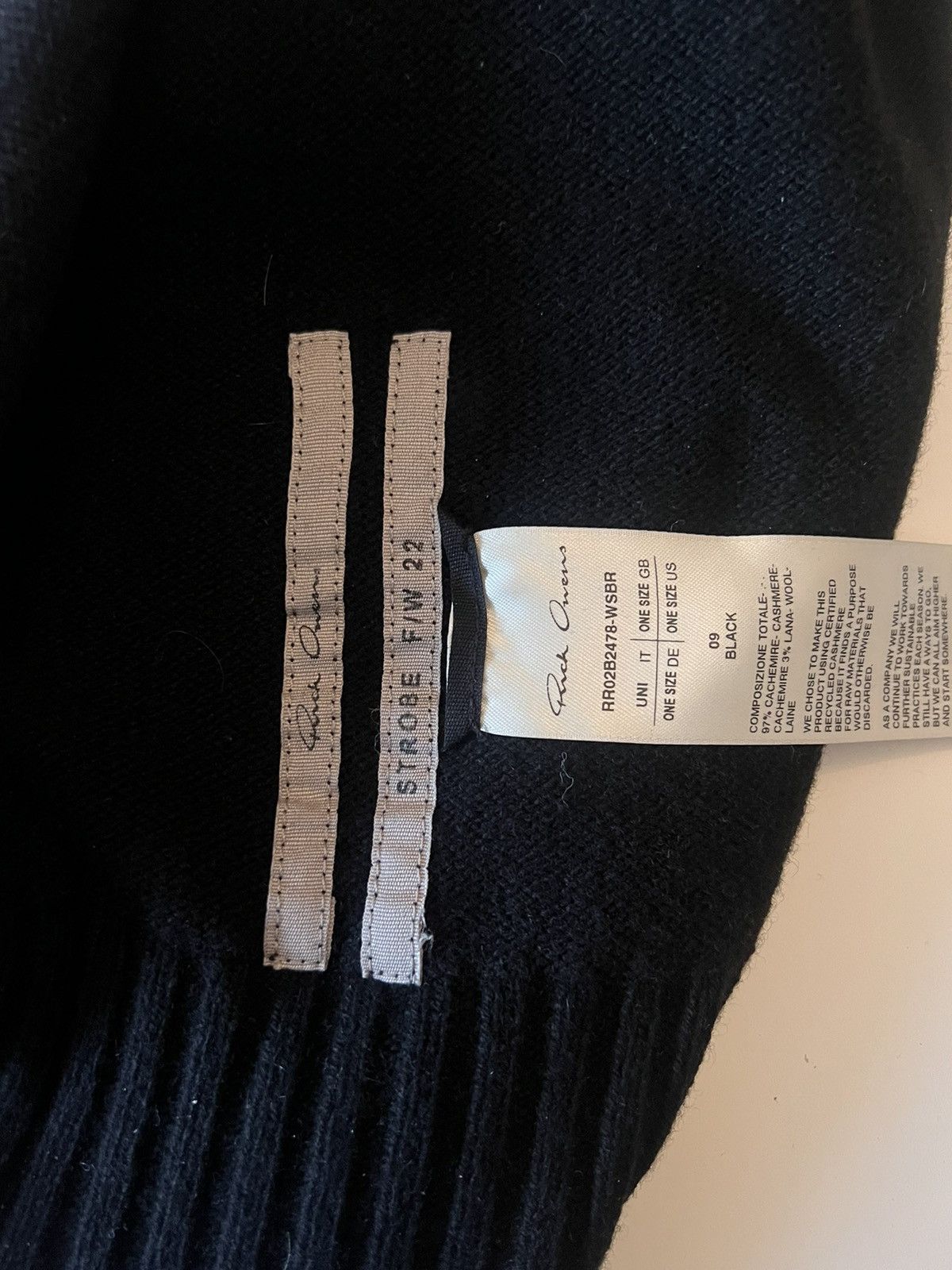 Rick Owens Rick owens strobe Maske Size ONE SIZE - 3 Thumbnail