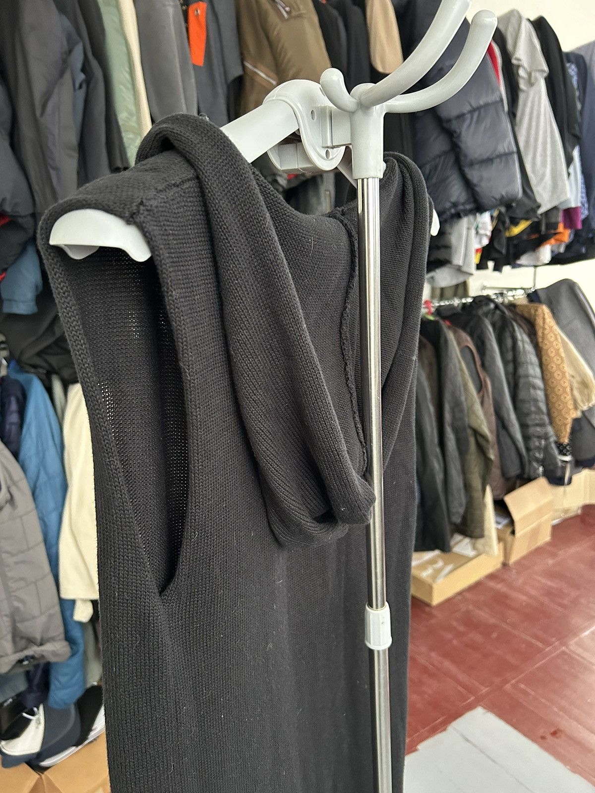 Rick Owens Rick Owens knitted cardigan coat with hood Size M / US 6-8 / IT 42-44 - 4 Thumbnail