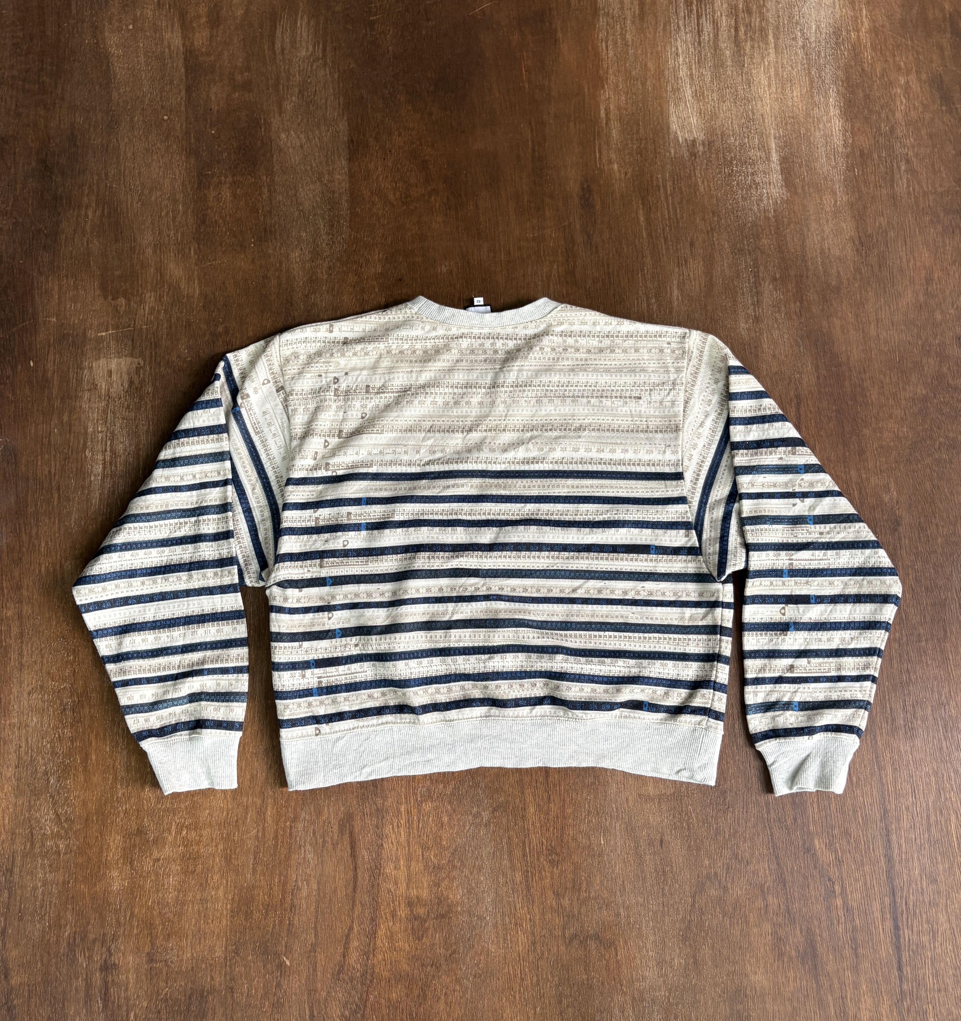 Jean Paul Gaultier Jean Paul Gaultier Measurements Tape Sweater Size S / US 4 / IT 40 - 8 Thumbnail