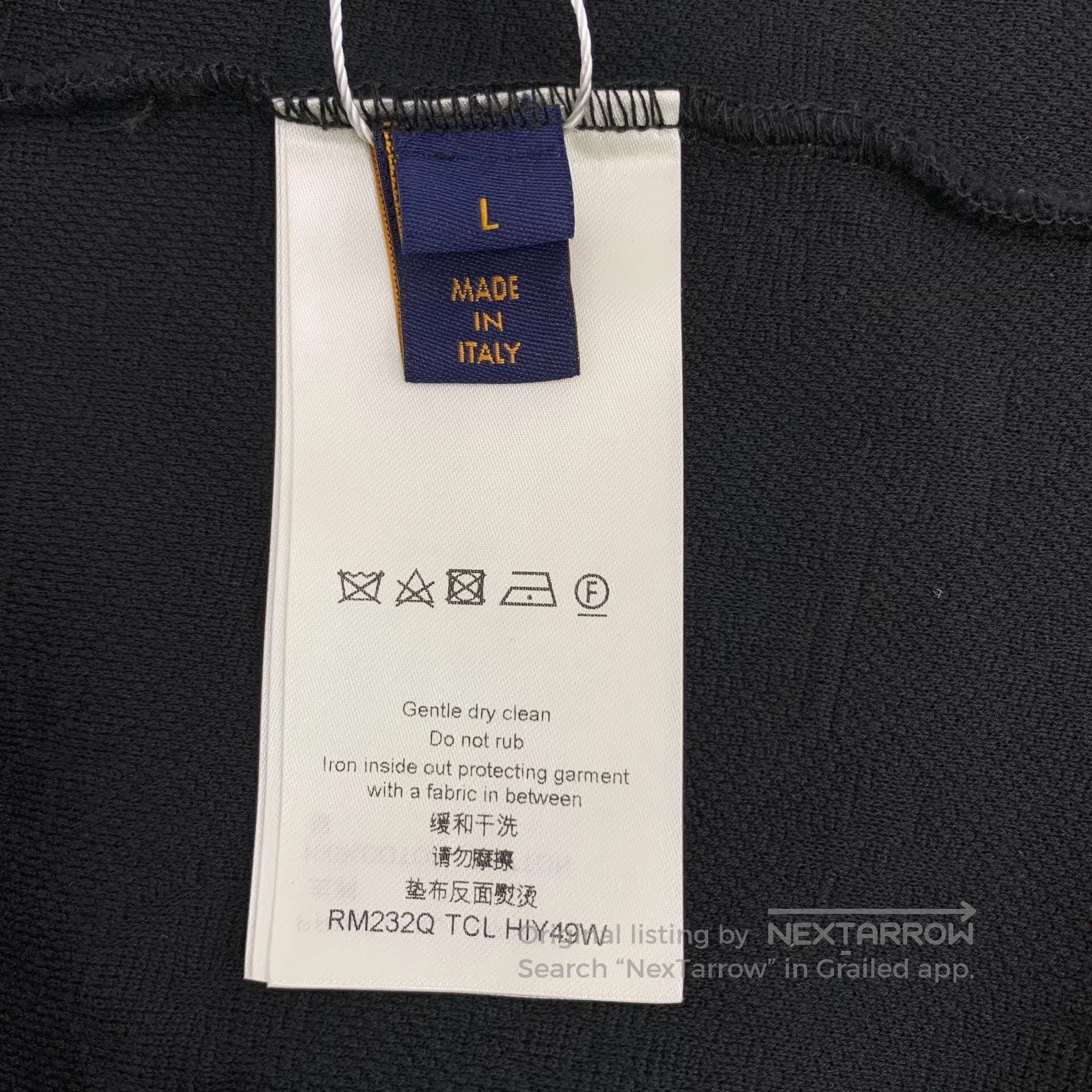 Louis Vuitton Louis Vuitton Black logo dark pattern all-printed cotton r Size US L / EU 52-54 / 3 - 7 Thumbnail