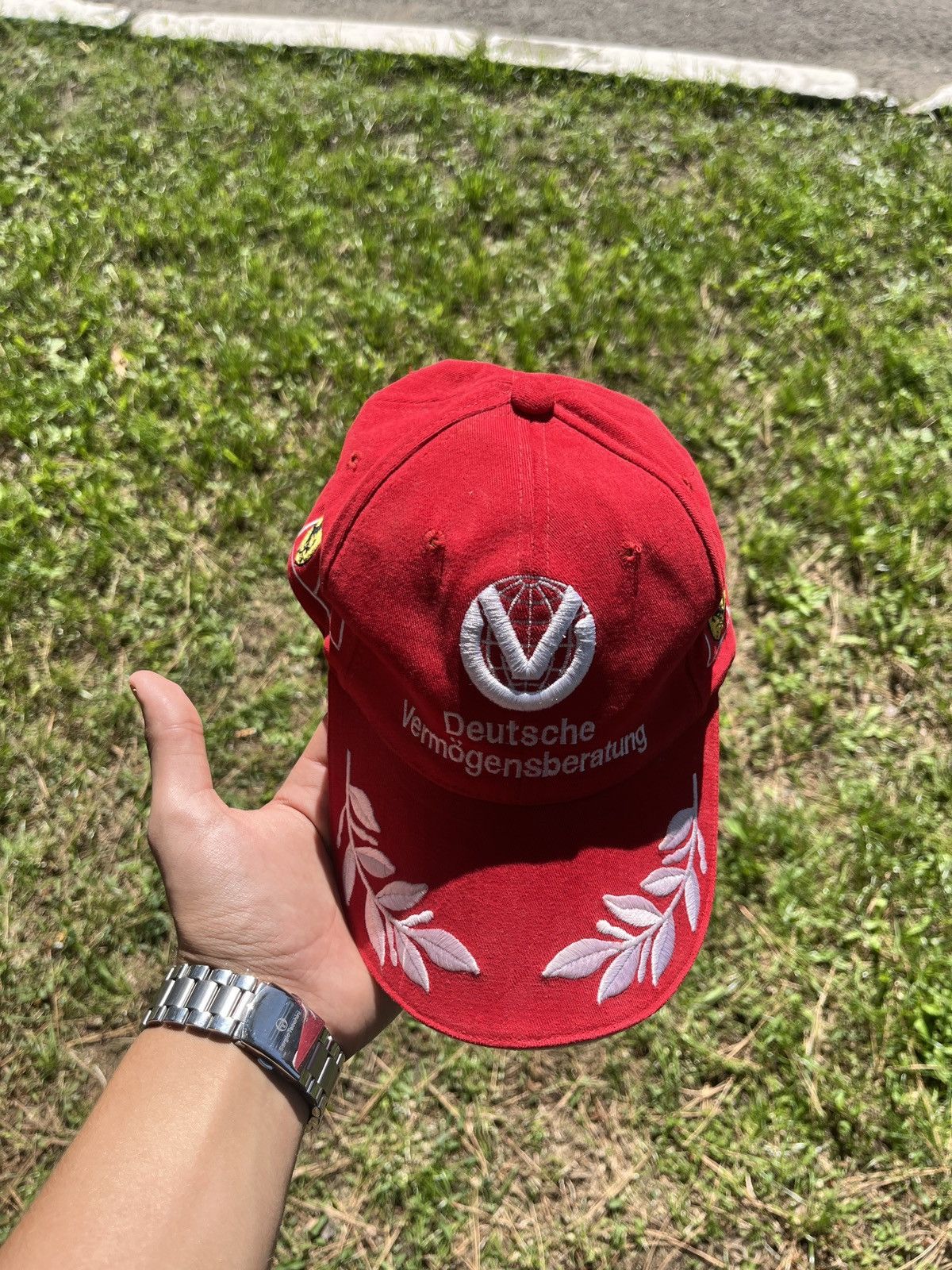 Ferrari × Vintage Vintage Ferrari F1 Michael Schumacher Hat Size ONE SIZE - 5 Thumbnail