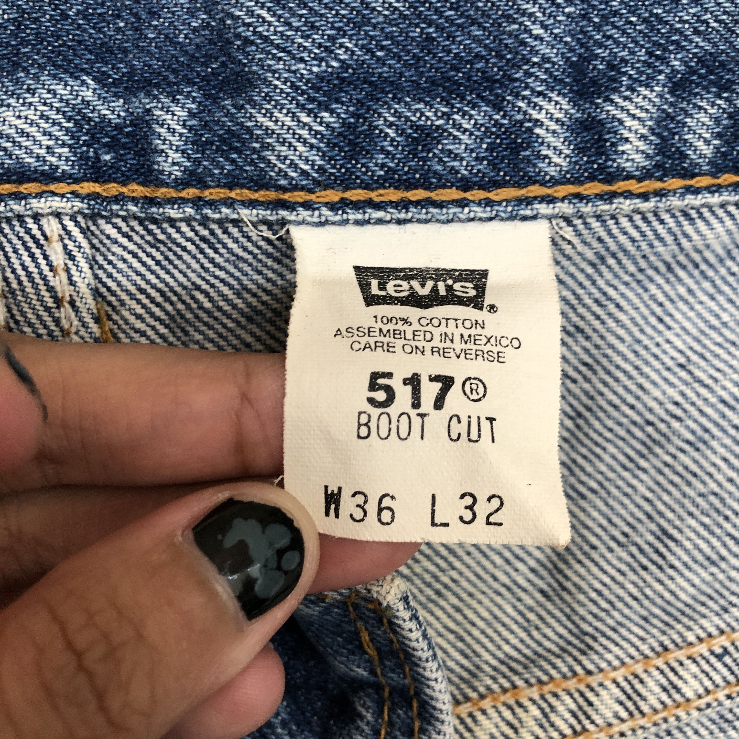 Levi's Vintage Levis Bell Bottom Jeans Bootcut Levi's Flare Denim Size US 34 / EU 50 - 9 Thumbnail