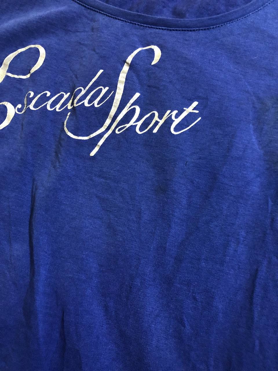 Escada Escada Sport Midnight Blue big logo tee Size L / US 10 / IT 46 - 8 Thumbnail